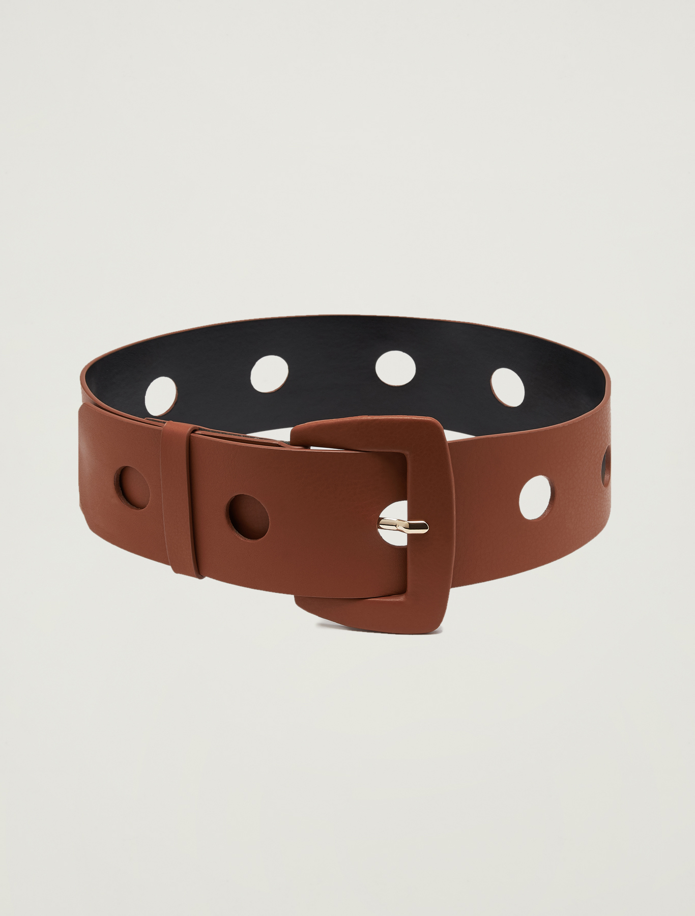 Waist belt with circular inlays, tan - Pennyblack Waist belt with circular inlays - tan - pennyblack