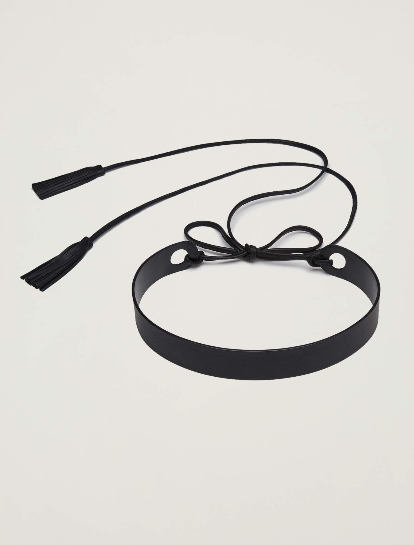 Belt with detachable ruffle, black - Pennyblack Belt with detachable ruffle - black - pennyblack