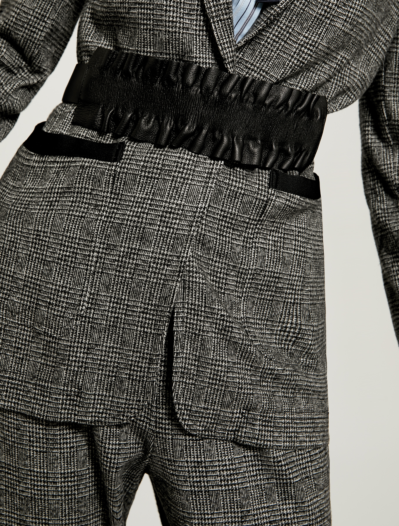 Belt with detachable ruffle, black - Pennyblack Belt with detachable ruffle - black - pennyblack