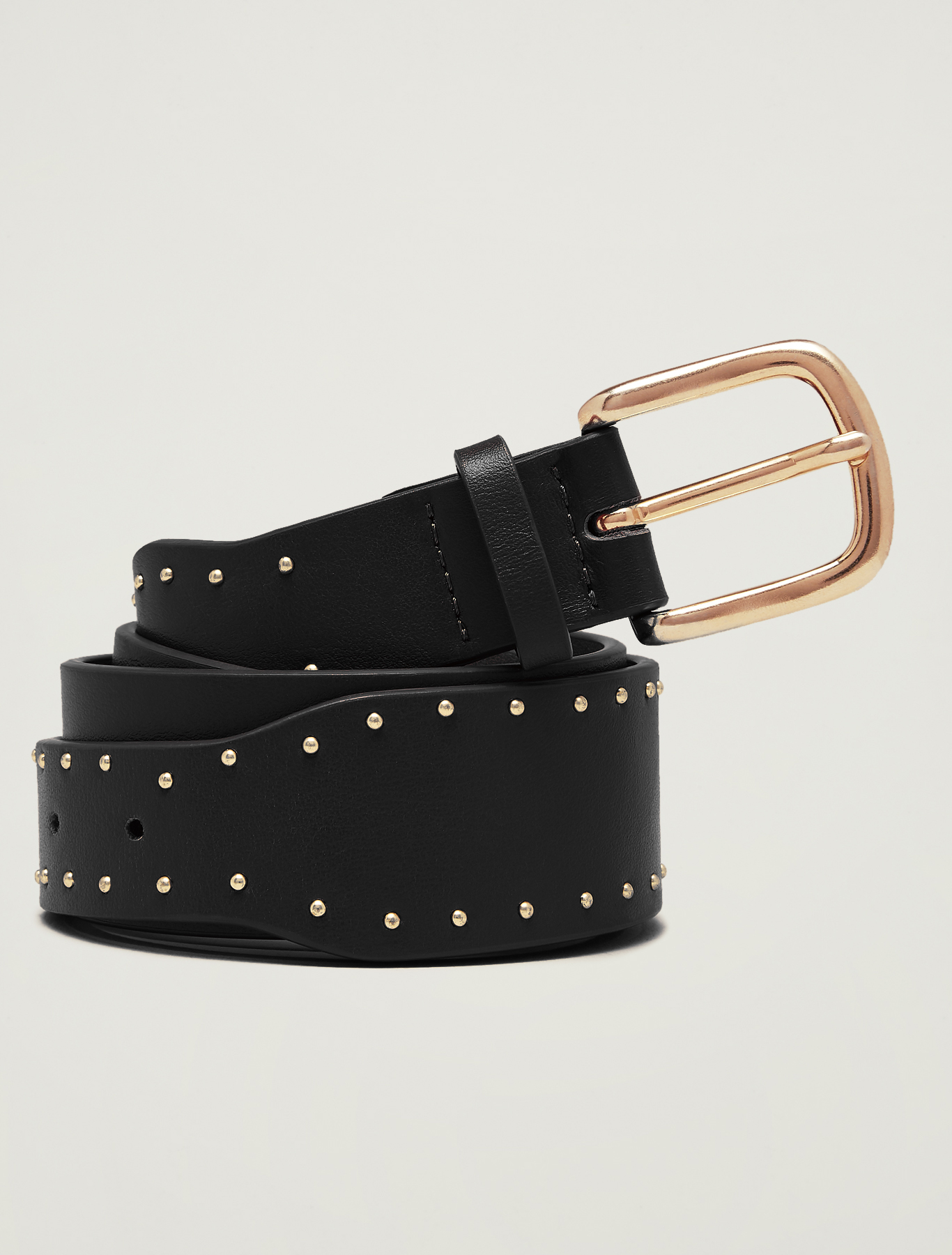Belt with micro studs, black - Pennyblack Belt with micro studs - black - pennyblack