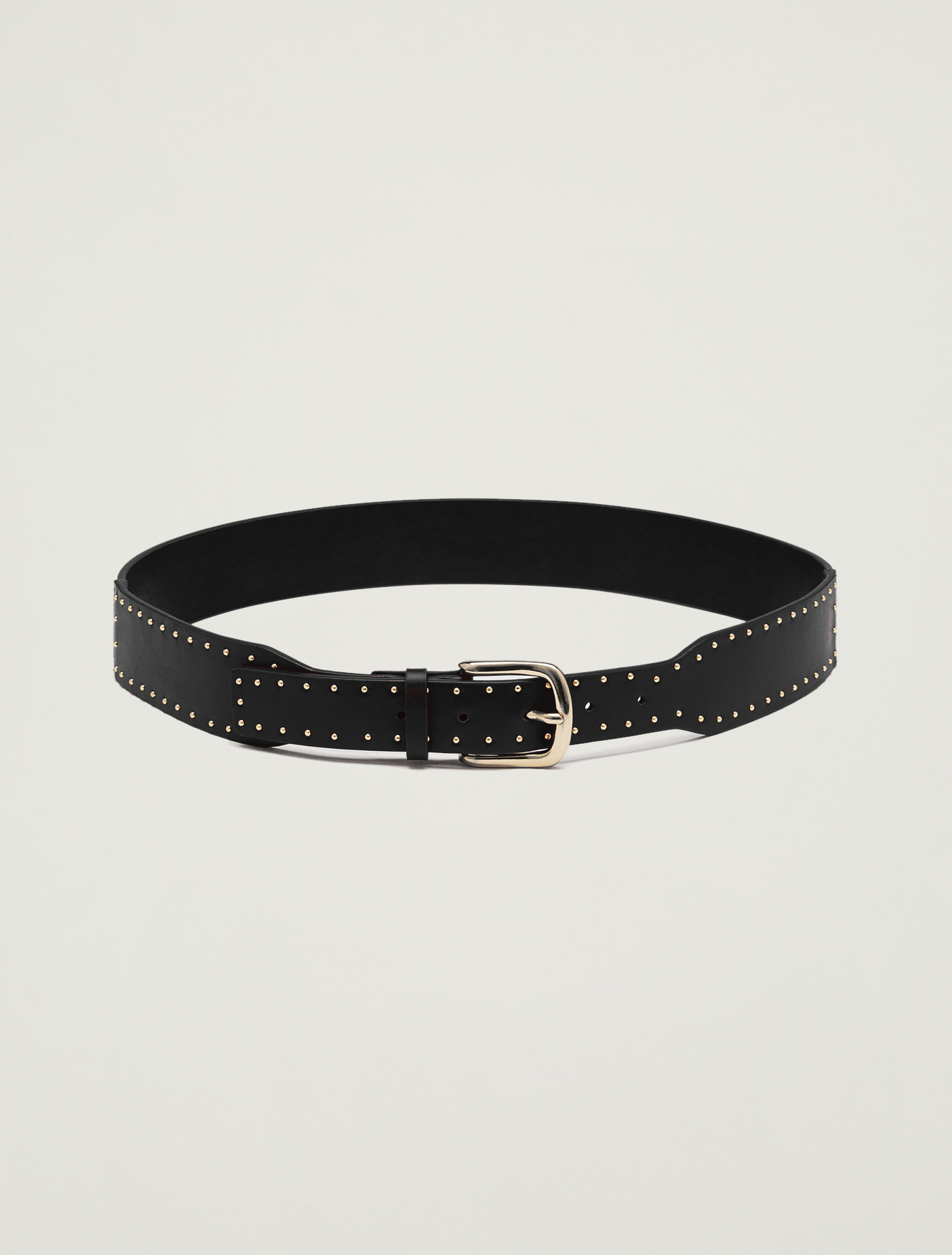 Belt with micro studs, black - Pennyblack Belt with micro studs - black - pennyblack
