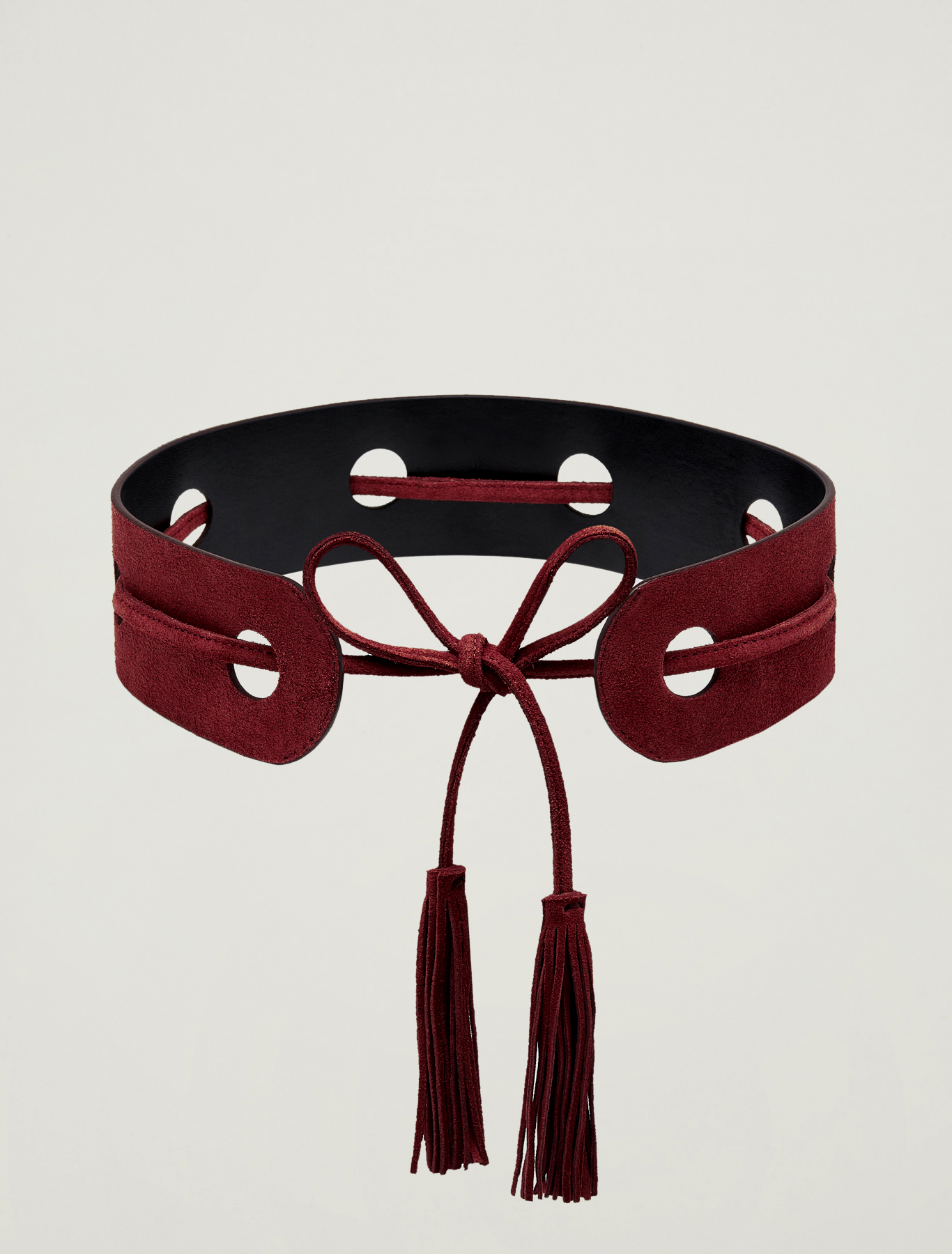 Belt with inlays and tassels, red - Pennyblack Belt with inlays and tassels - red - pennyblack