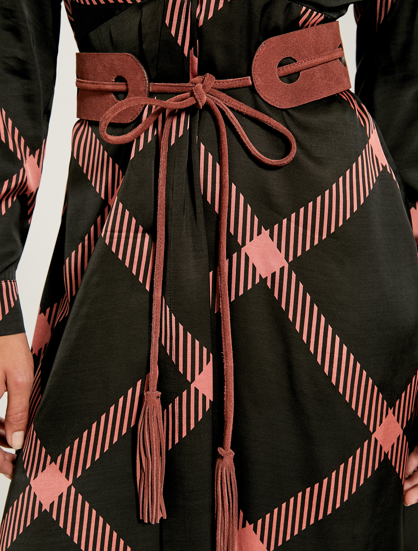 Belt with inlays and tassels, red - Pennyblack Belt with inlays and tassels - red - pennyblack