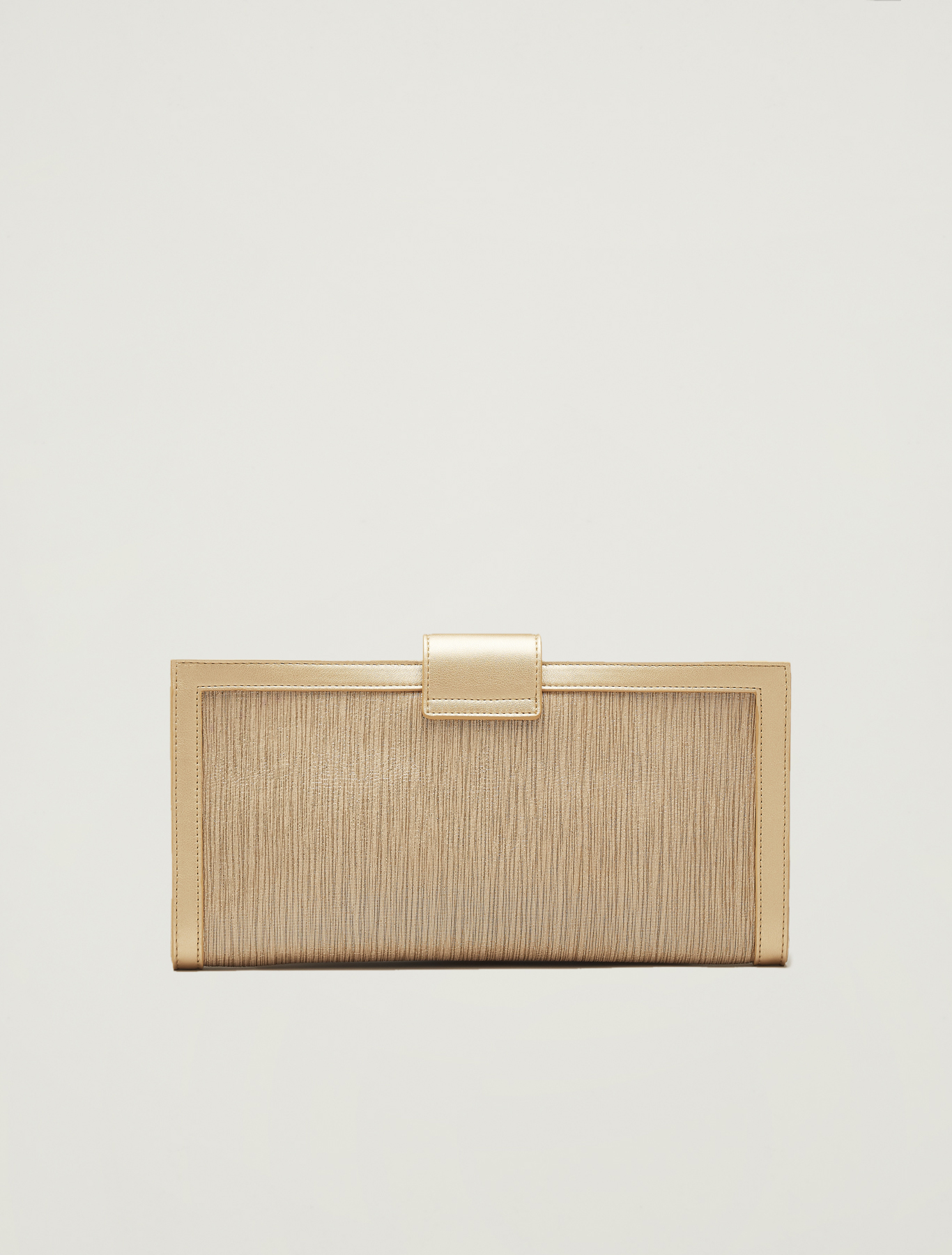 Lamé fabric clutch, gold - Pennyblack Lamé fabric clutch - gold - pennyblack
