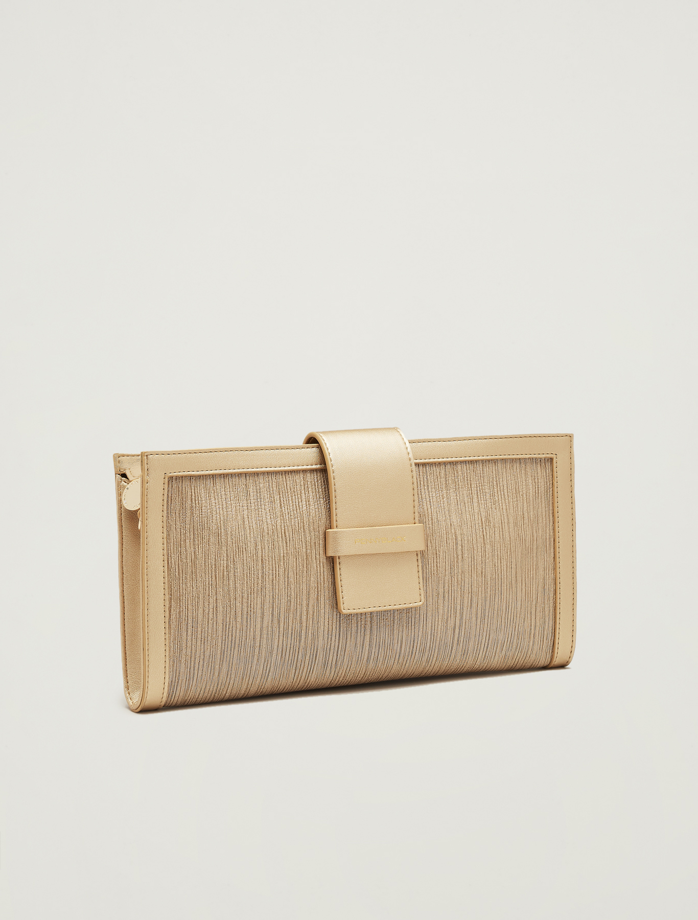 Lamé fabric clutch, gold - Pennyblack Lamé fabric clutch - gold - pennyblack