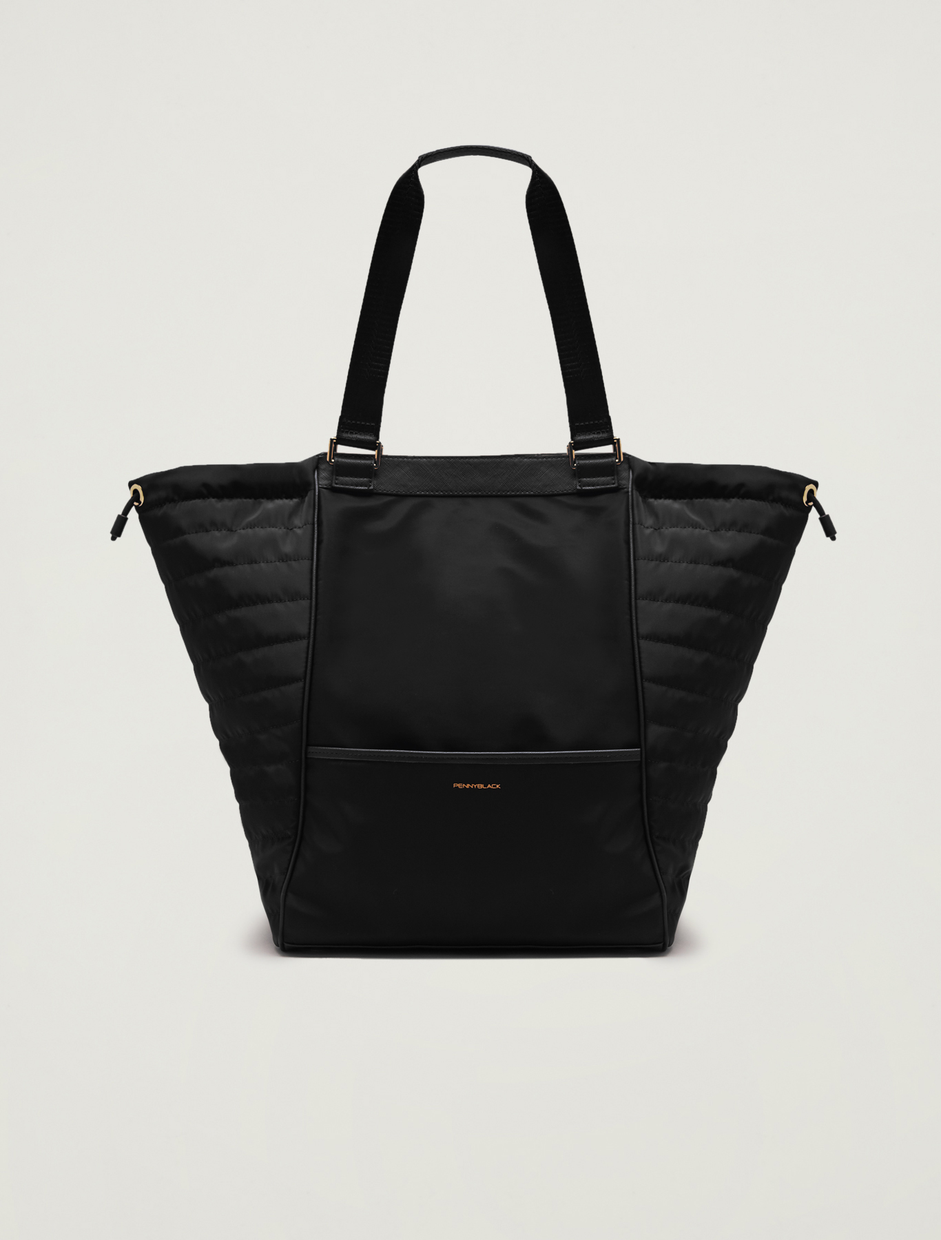 Shopper trasformabile in tecno-tessuto, nero - Pennyblack Shopper trasformabile in tecno-tessuto - nero - pennyblack