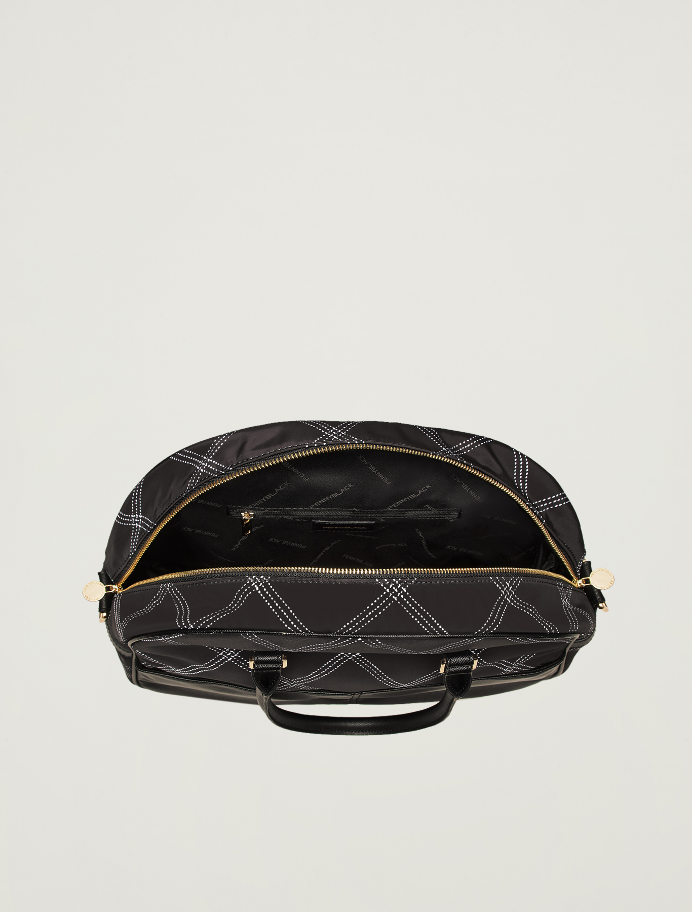 Bowling bag stampata, nero - Pennyblack Bowling bag stampata - nero - pennyblack