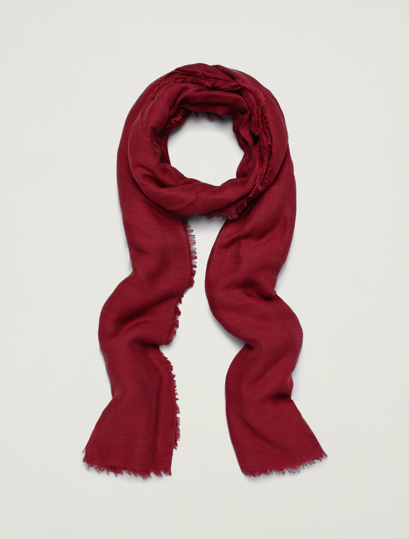 Jacquard scarf, red - Pennyblack Jacquard scarf - red - pennyblack