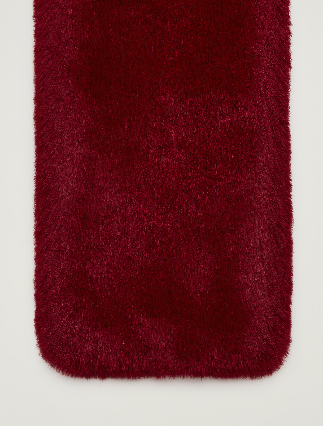 Plush collar with knit, red - Pennyblack Plush collar with knit - red - pennyblack