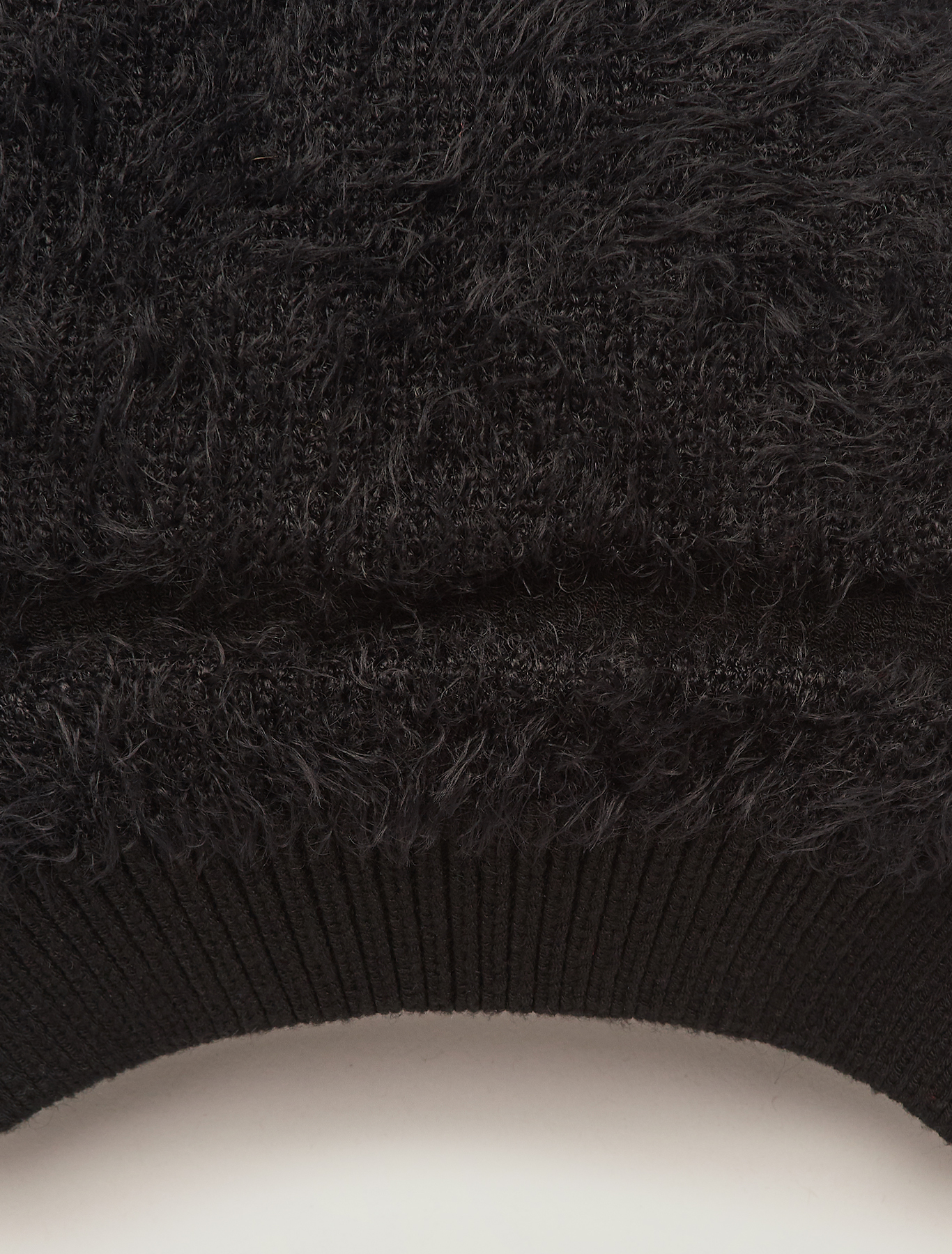 Plush knit beret, black - Pennyblack Plush knit beret - black - pennyblack