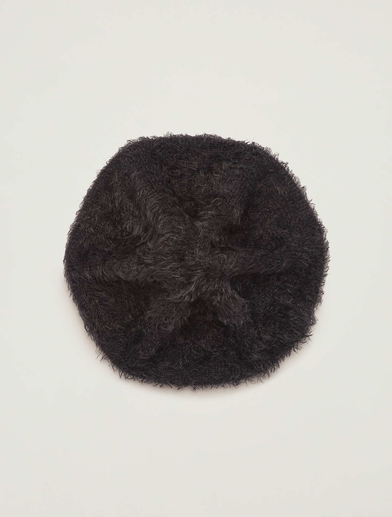 Plush knit beret, black - Pennyblack Plush knit beret - black - pennyblack