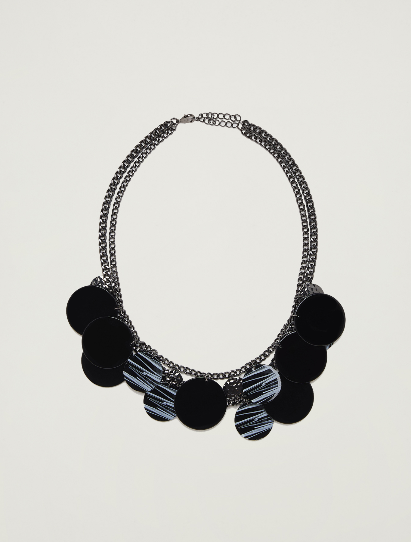 Necklace with circular elements, black - Pennyblack Necklace with circular elements - black - pennyblack