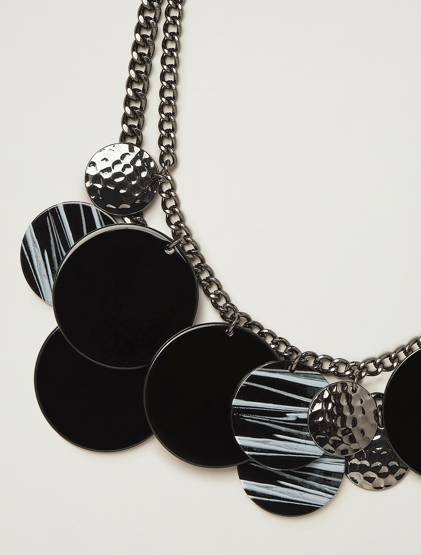 Necklace with circular elements, black - Pennyblack Necklace with circular elements - black - pennyblack