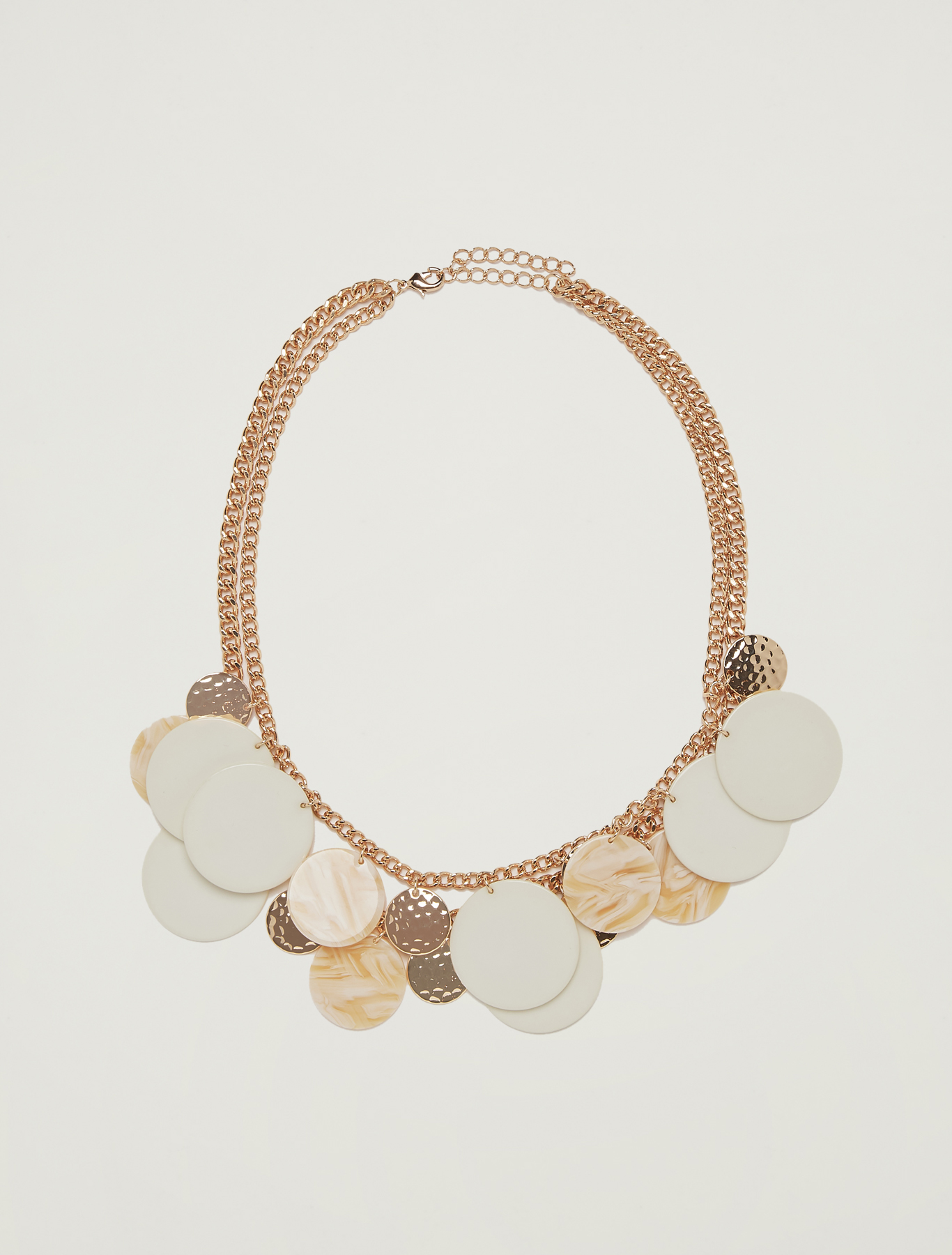Necklace with circular elements, sunshine yellow - Pennyblack Necklace with circular elements - sunshine yellow - pennyblack