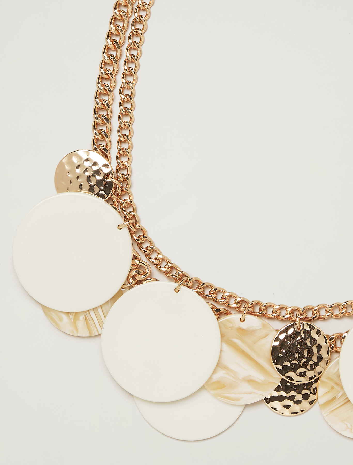 Necklace with circular elements, sunshine yellow - Pennyblack Necklace with circular elements - sunshine yellow - pennyblack