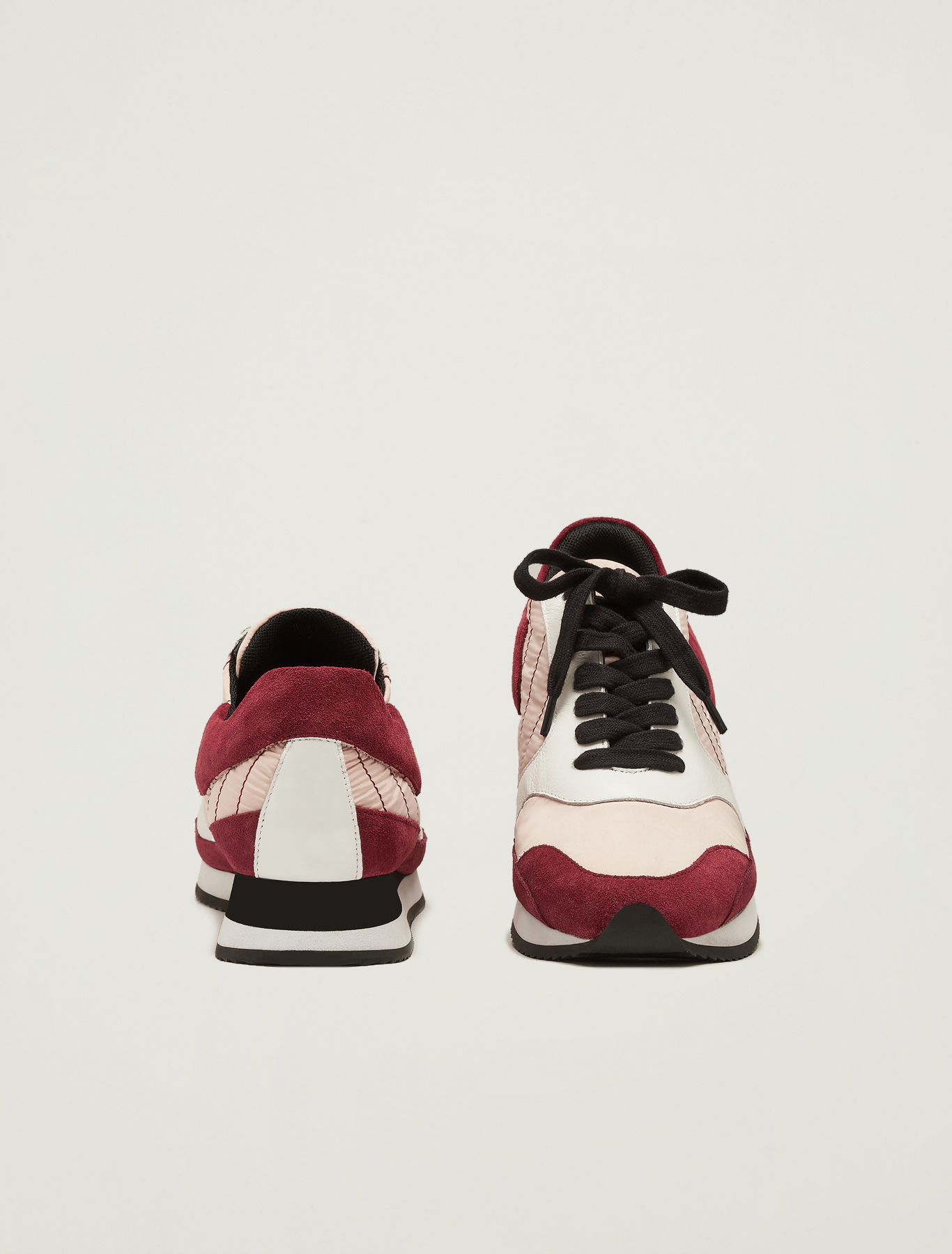 Sneakers in suede, pelle e nylon, bordeaux - Pennyblack Sneakers in suede, pelle e nylon - bordeaux - pennyblack