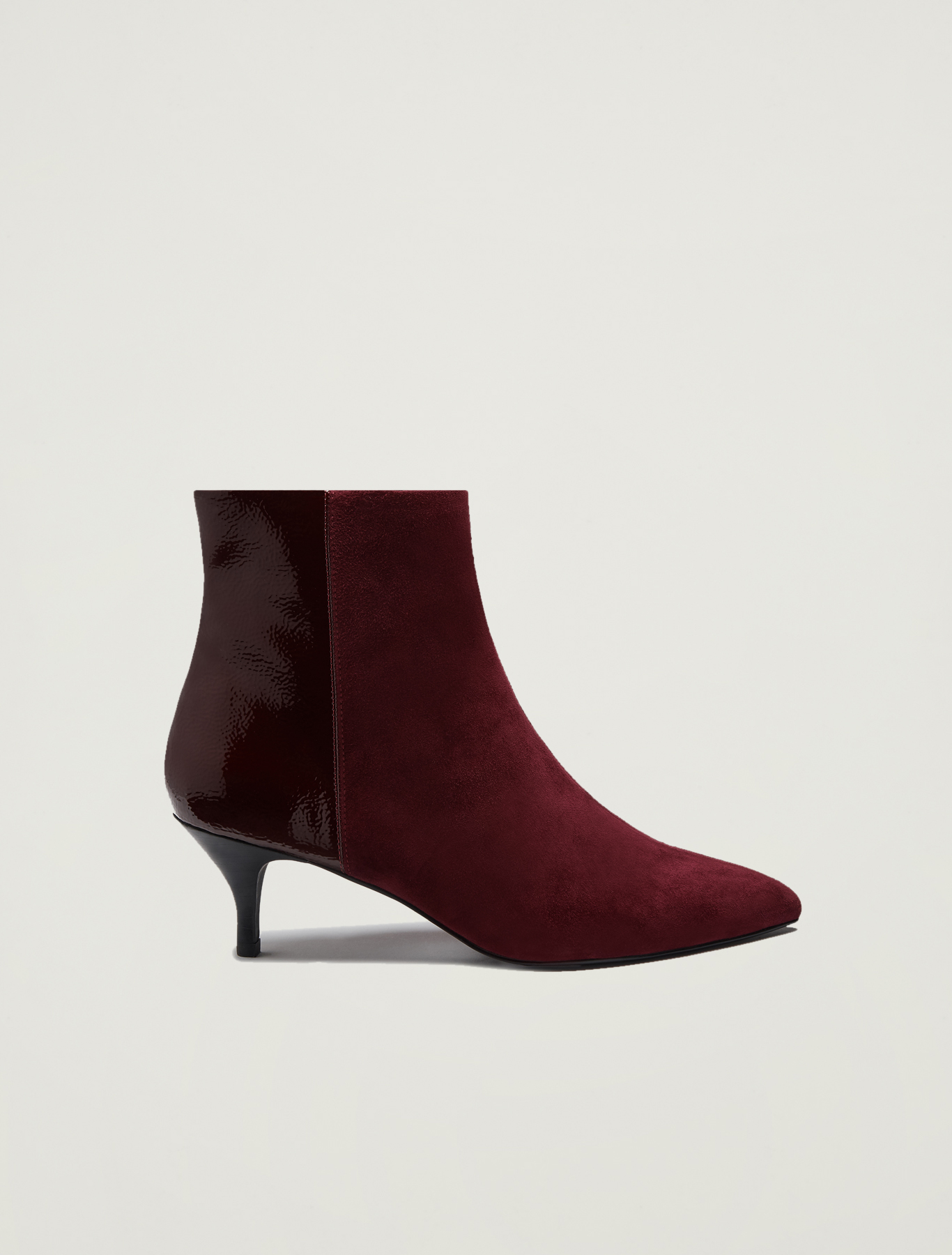 Stivaletti in suede e vernice, bordeaux - Pennyblack Stivaletti in suede e vernice - bordeaux - pennyblack