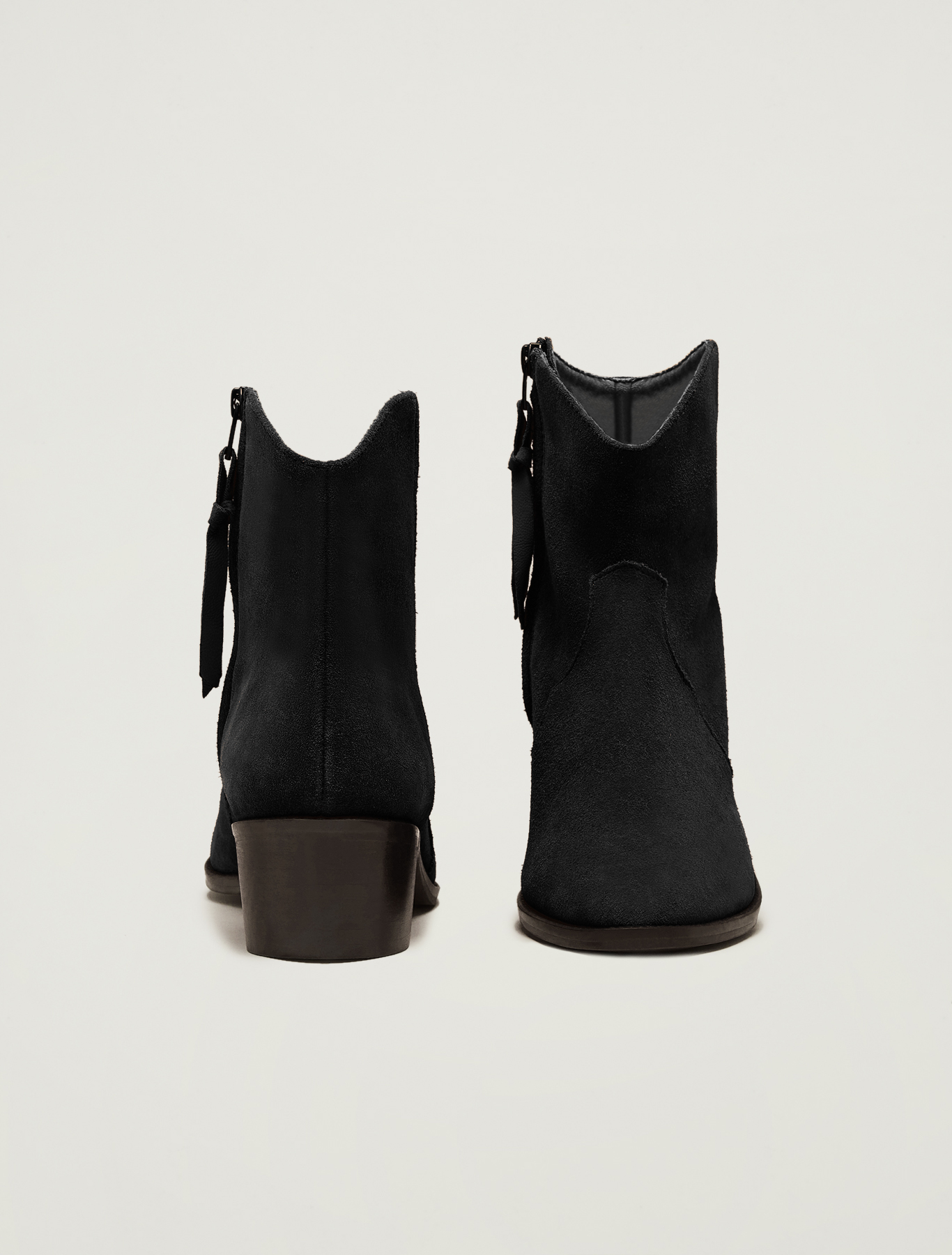Suede gaucho ankle boots, black - Pennyblack Suede gaucho ankle boots - black - pennyblack
