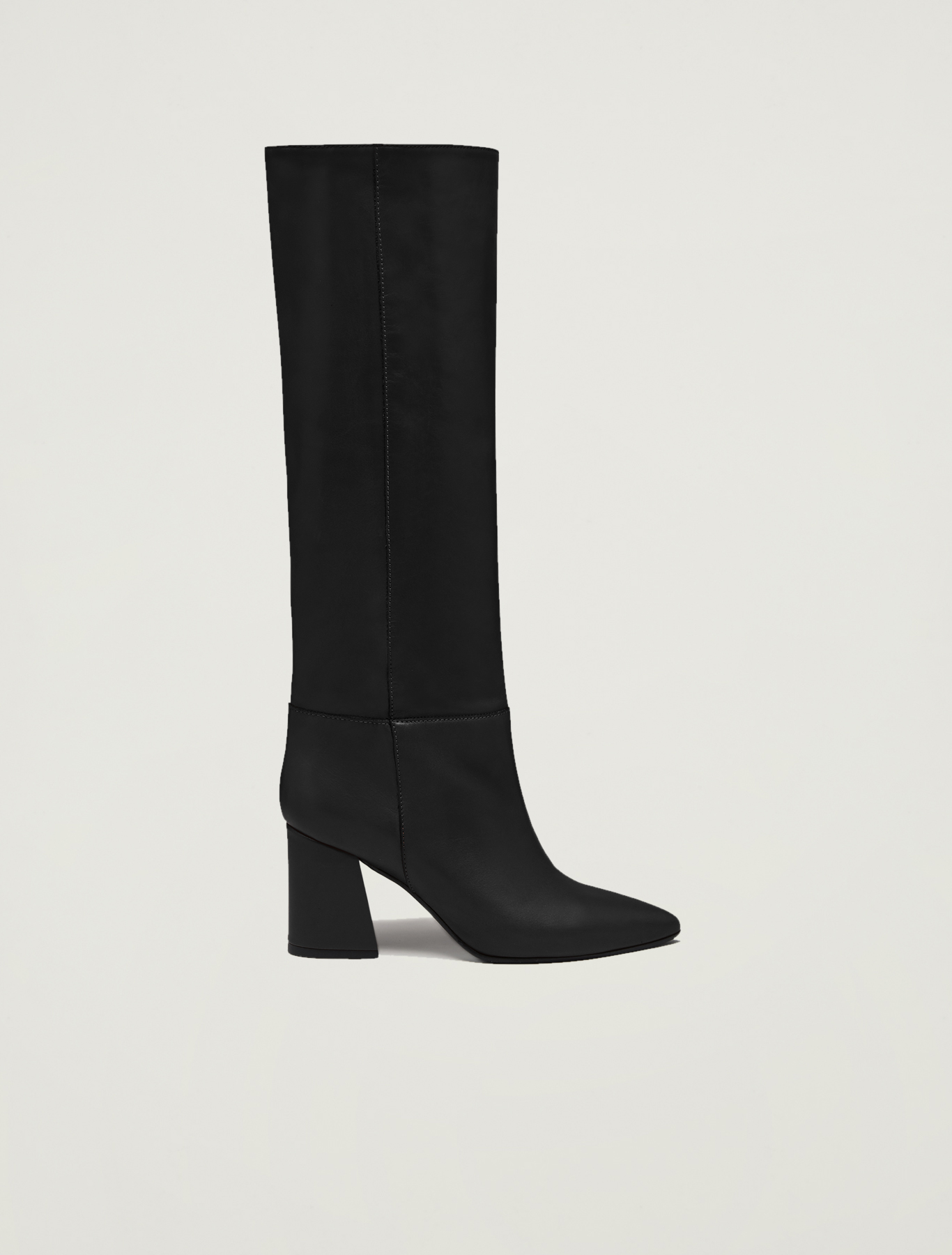 Knee-high boots with midi heel, black - Pennyblack Knee-high boots with midi heel - black - pennyblack