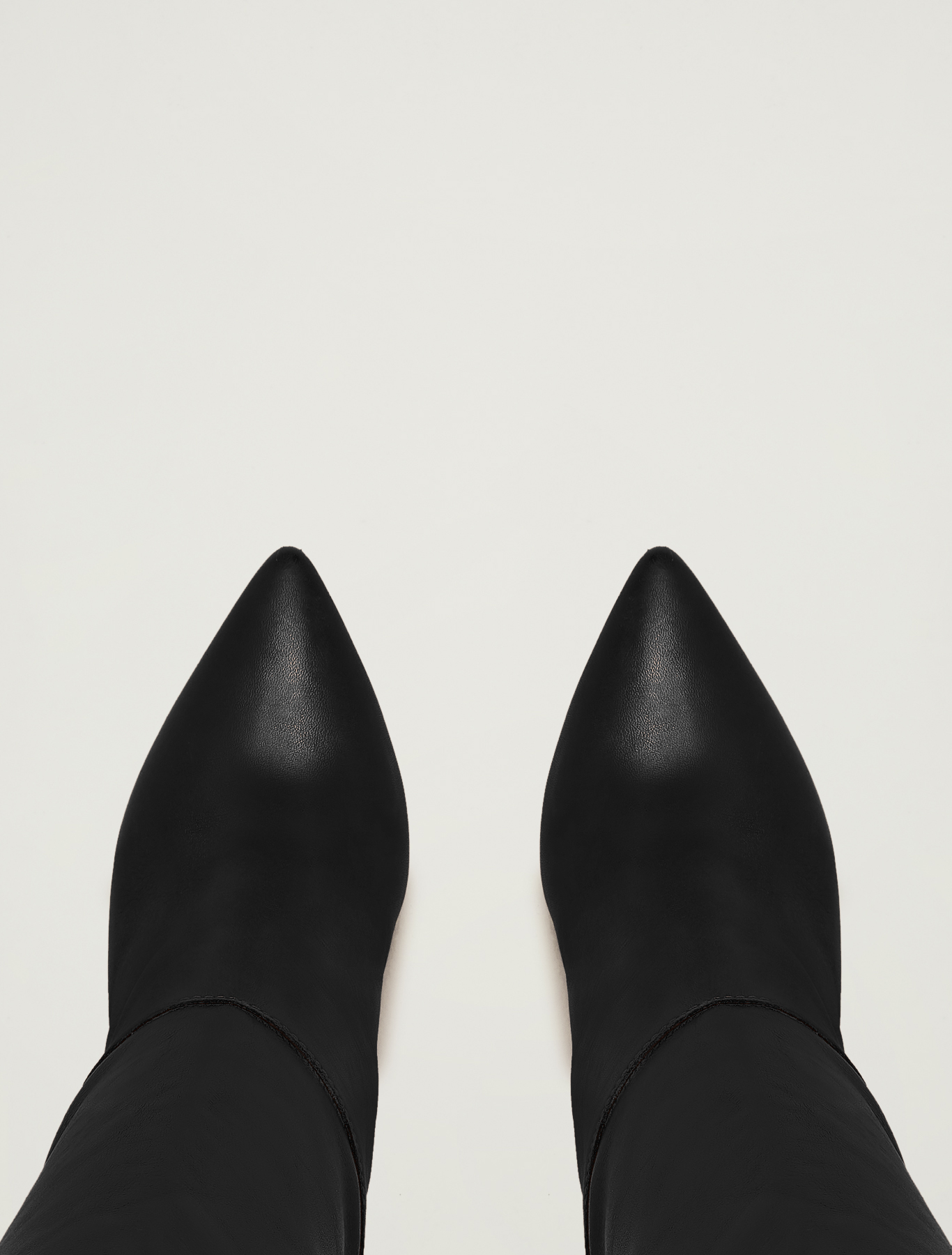 Knee-high boots with midi heel, black - Pennyblack Knee-high boots with midi heel - black - pennyblack
