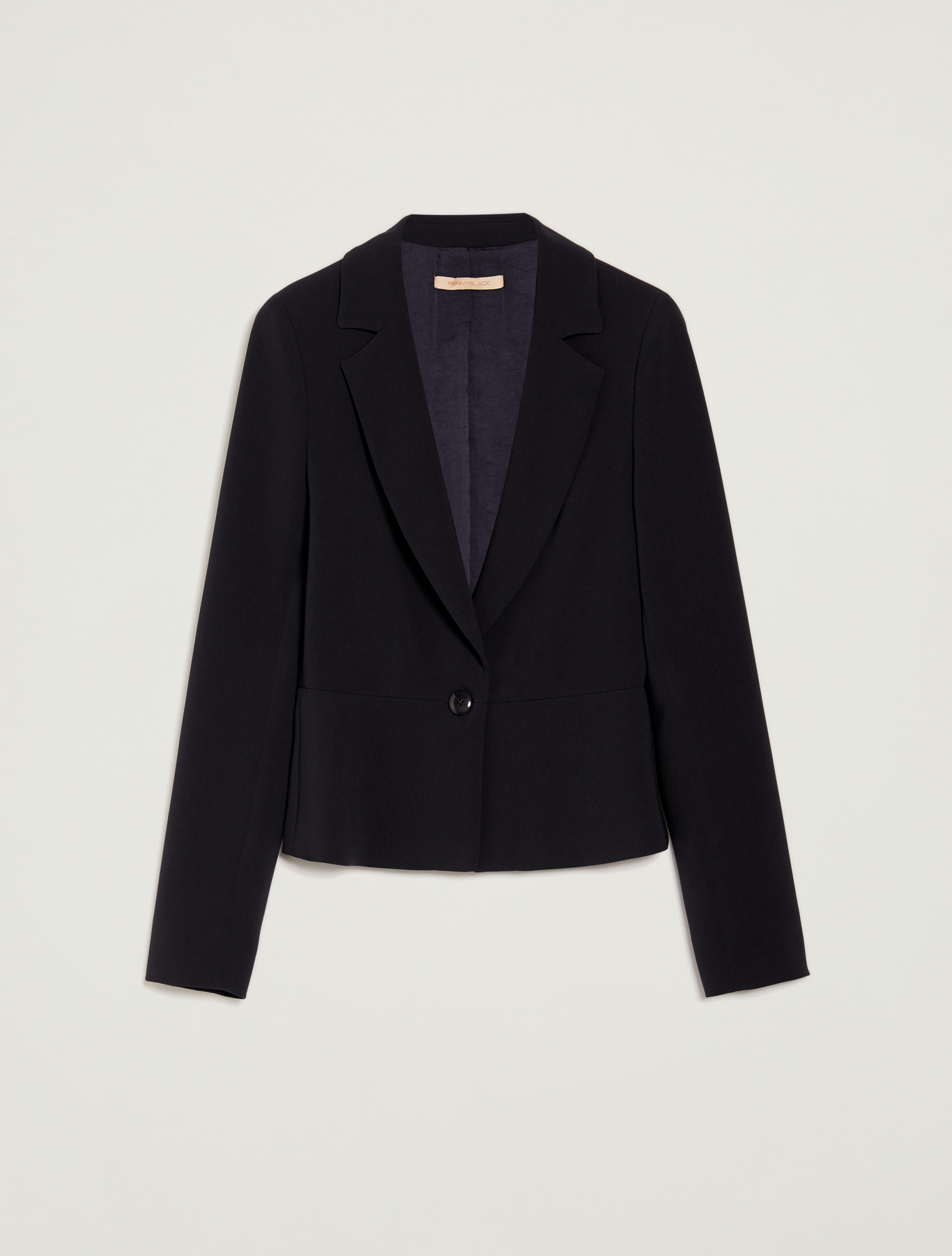 Flowing single-button blazer, navy blue - Pennyblack Flowing single-button blazer - navy blue - pennyblack