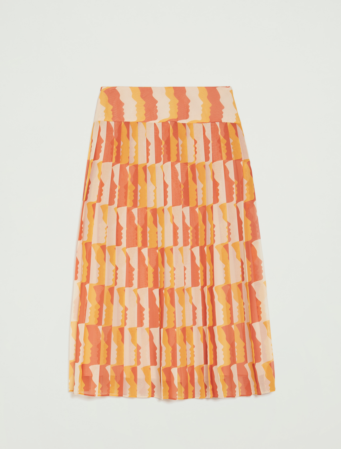 Sunset Road pleated skirt, terracotta pattern - Pennyblack Sunset Road pleated skirt - terracotta pattern - pennyblack