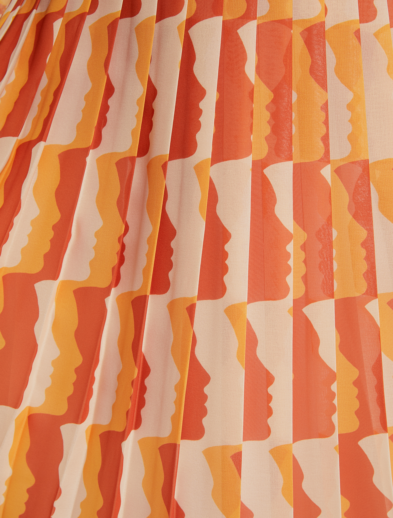 Sunset Road pleated skirt, terracotta pattern - Pennyblack Sunset Road pleated skirt - terracotta pattern - pennyblack