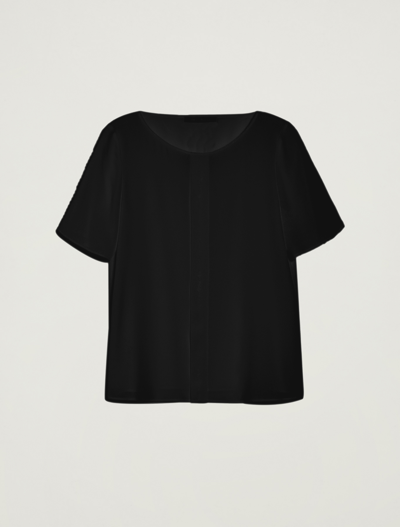 Crêpe de Chine blouse, black - Pennyblack Crêpe de Chine blouse - black - pennyblack