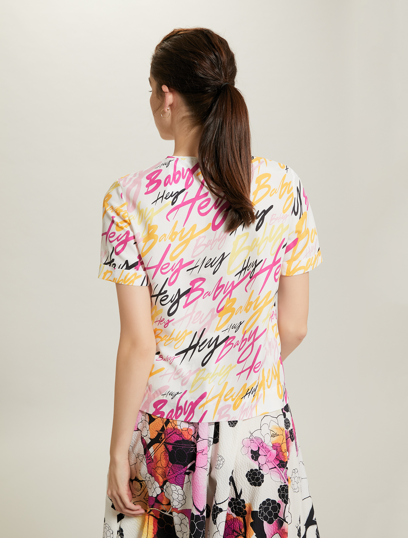 Sunset Road silk blouse, rose pink pattern - Pennyblack Sunset Road silk blouse - rose pink pattern - pennyblack
