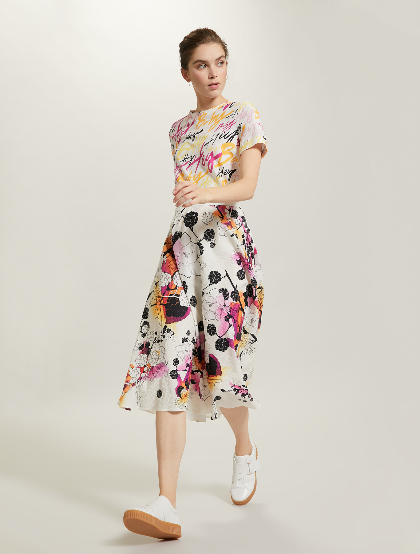 Sunset Road silk blouse, rose pink pattern - Pennyblack Sunset Road silk blouse - rose pink pattern - pennyblack