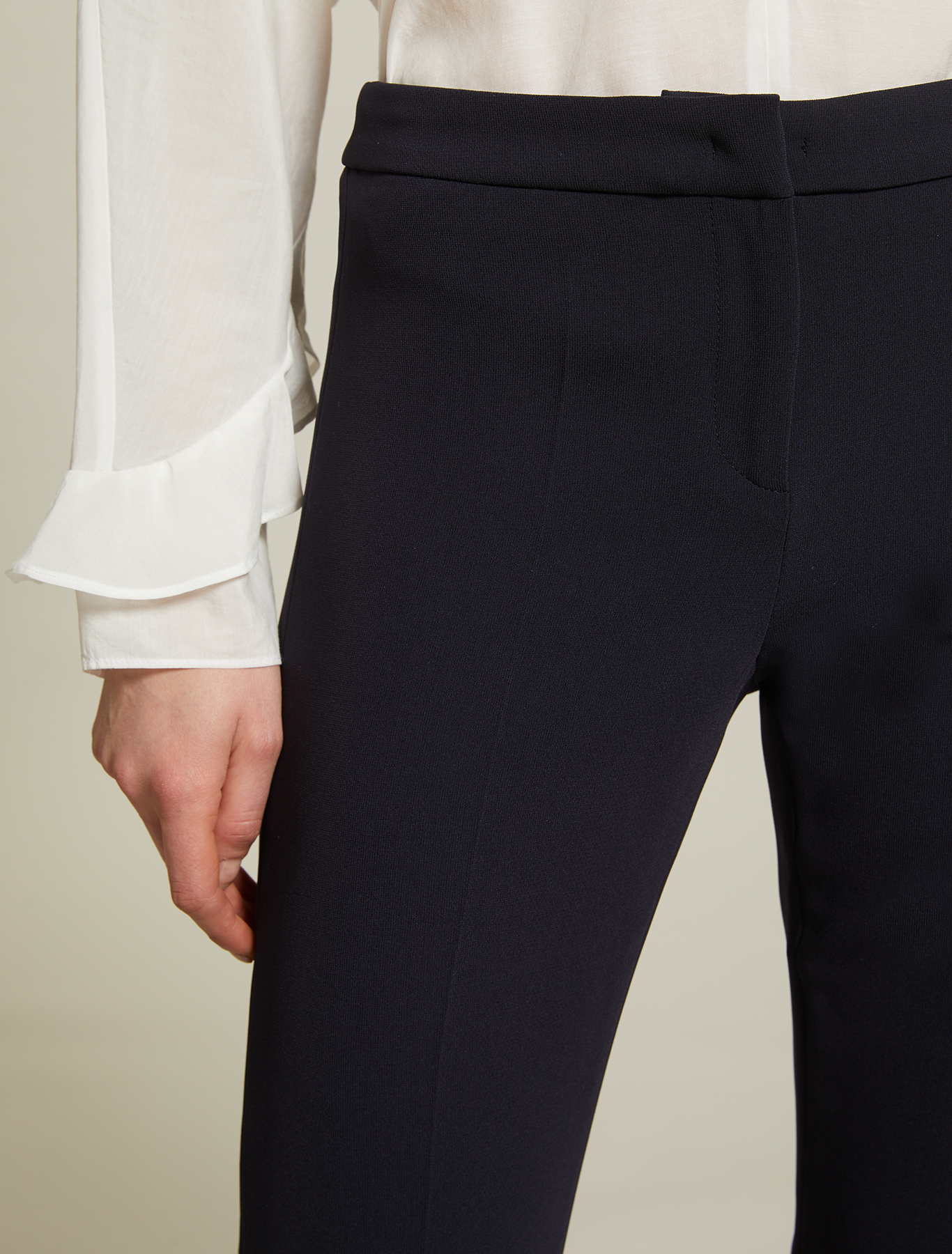 Flowing, slim-fit trousers, navy blue - Pennyblack Flowing, slim-fit trousers - navy blue - pennyblack