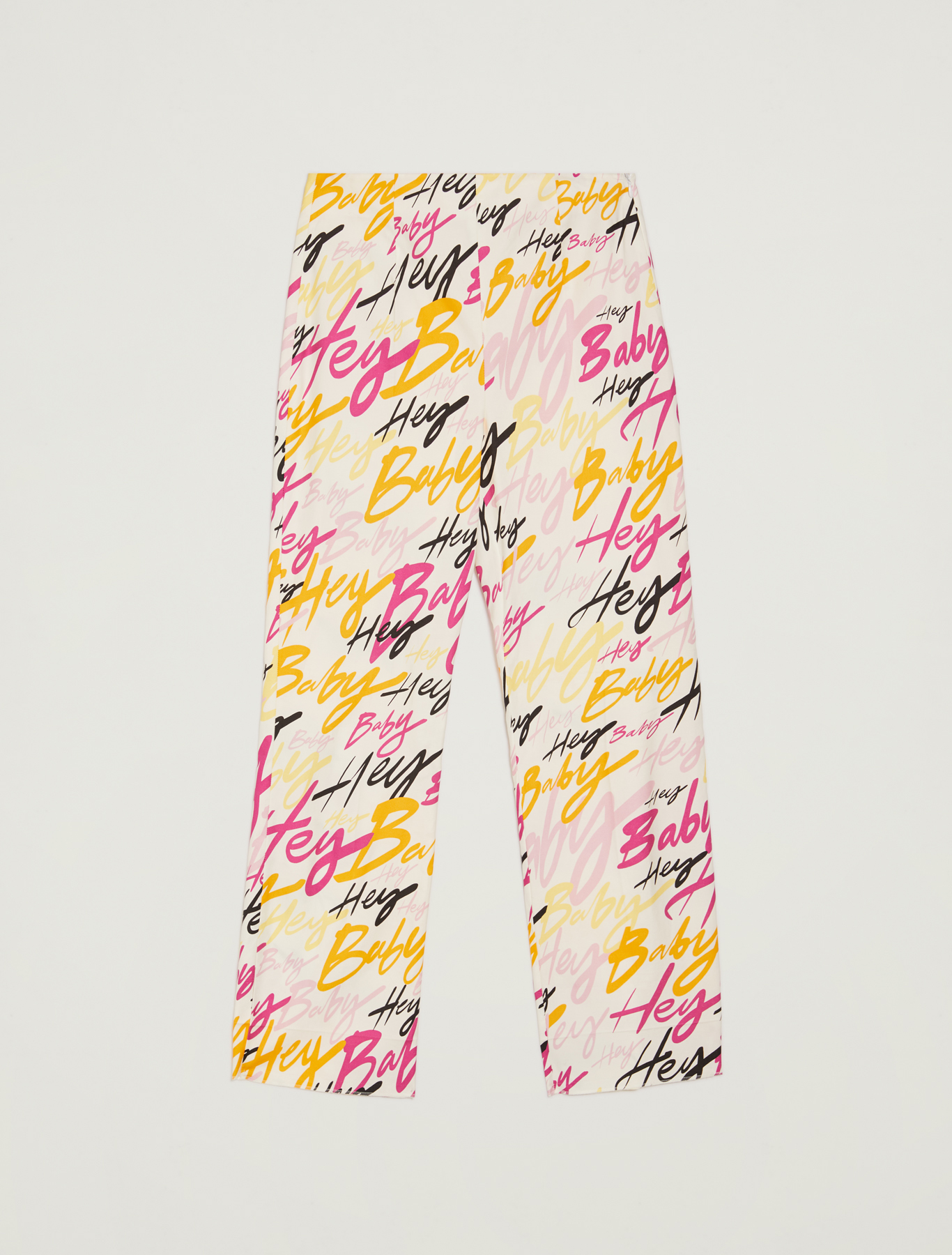 Pantaloni in cotone Sunset Road, fantasia bianco avorio - Pennyblack Pantaloni in cotone Sunset Road - fantasia bianco avorio - pennyblack