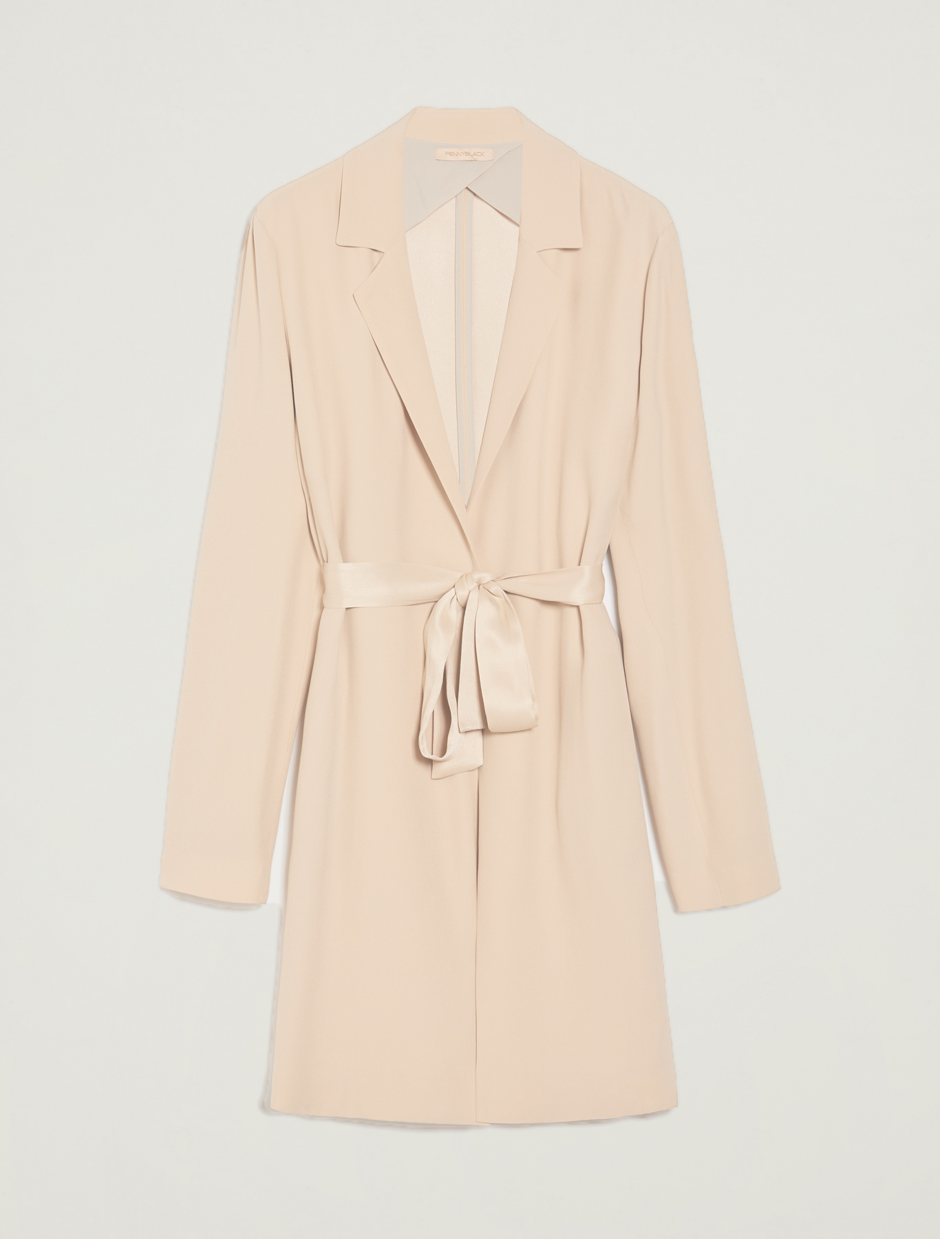 Envers satin shirt jacket, beige - Pennyblack Envers satin shirt jacket - beige - pennyblack