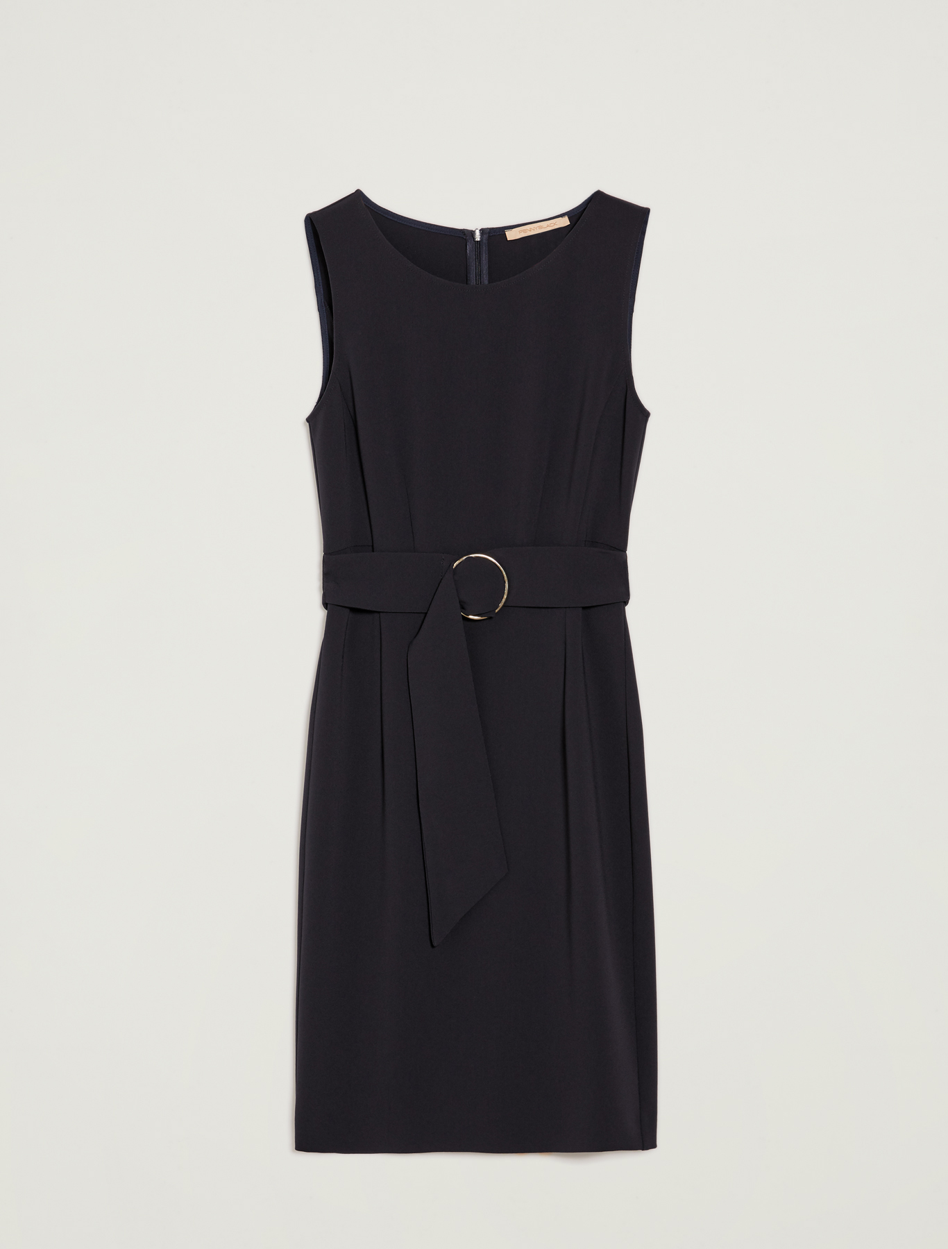 Sheath dress with belt, navy blue - Pennyblack Sheath dress with belt - navy blue - pennyblack