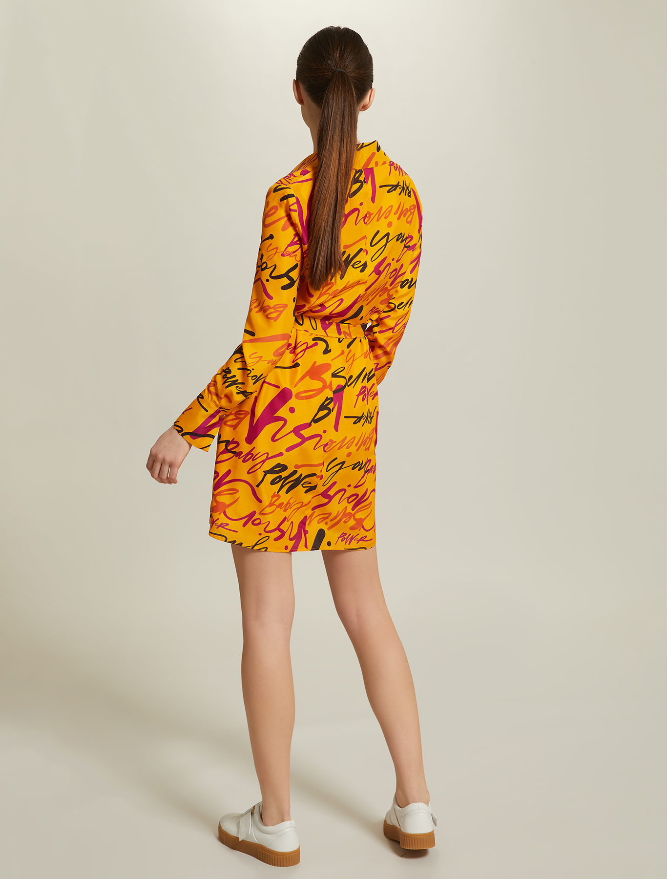 Sunset Road silk dress, tangerine pattern - Pennyblack Sunset Road silk dress - tangerine pattern - pennyblack