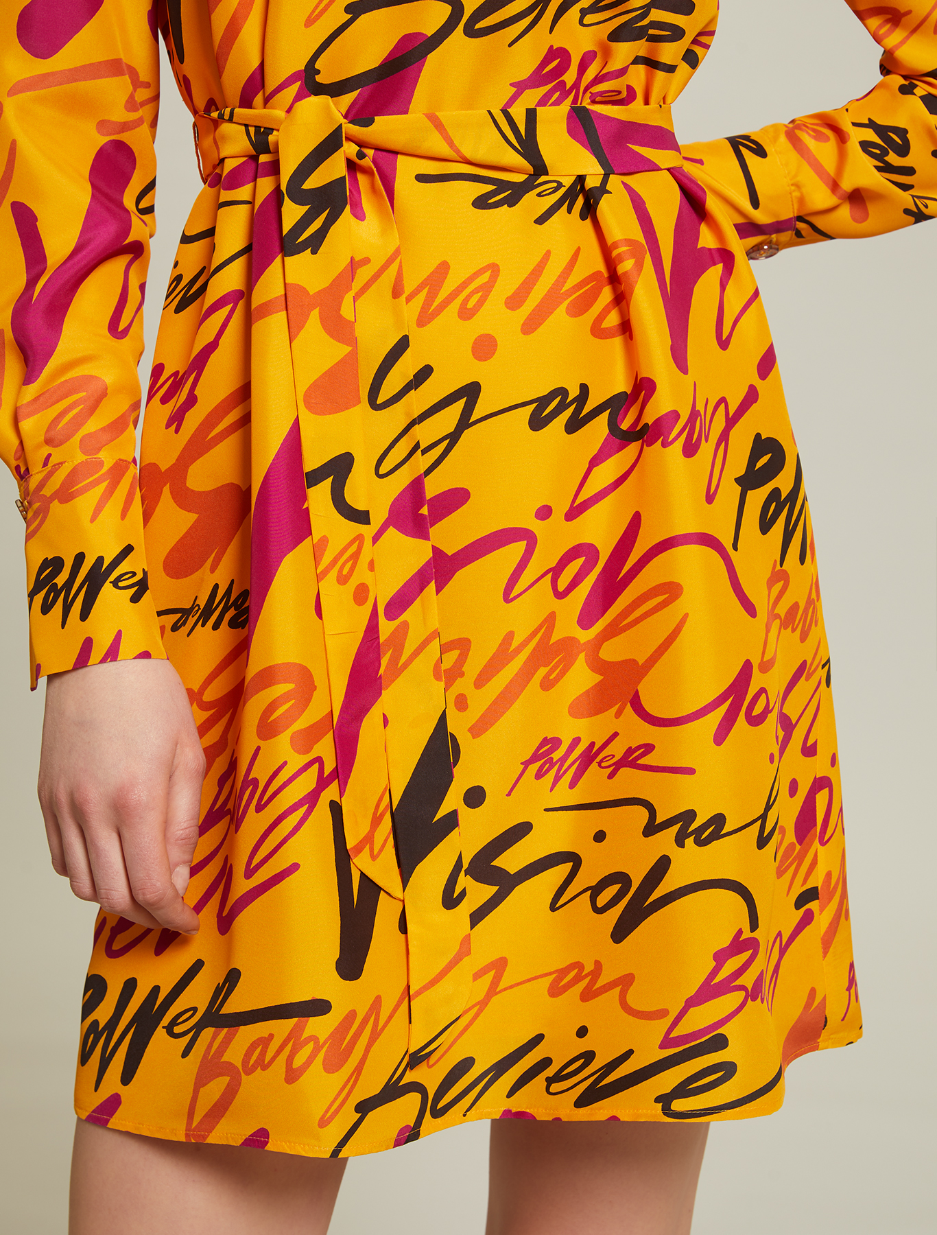 Sunset Road silk dress, tangerine pattern - Pennyblack Sunset Road silk dress - tangerine pattern - pennyblack