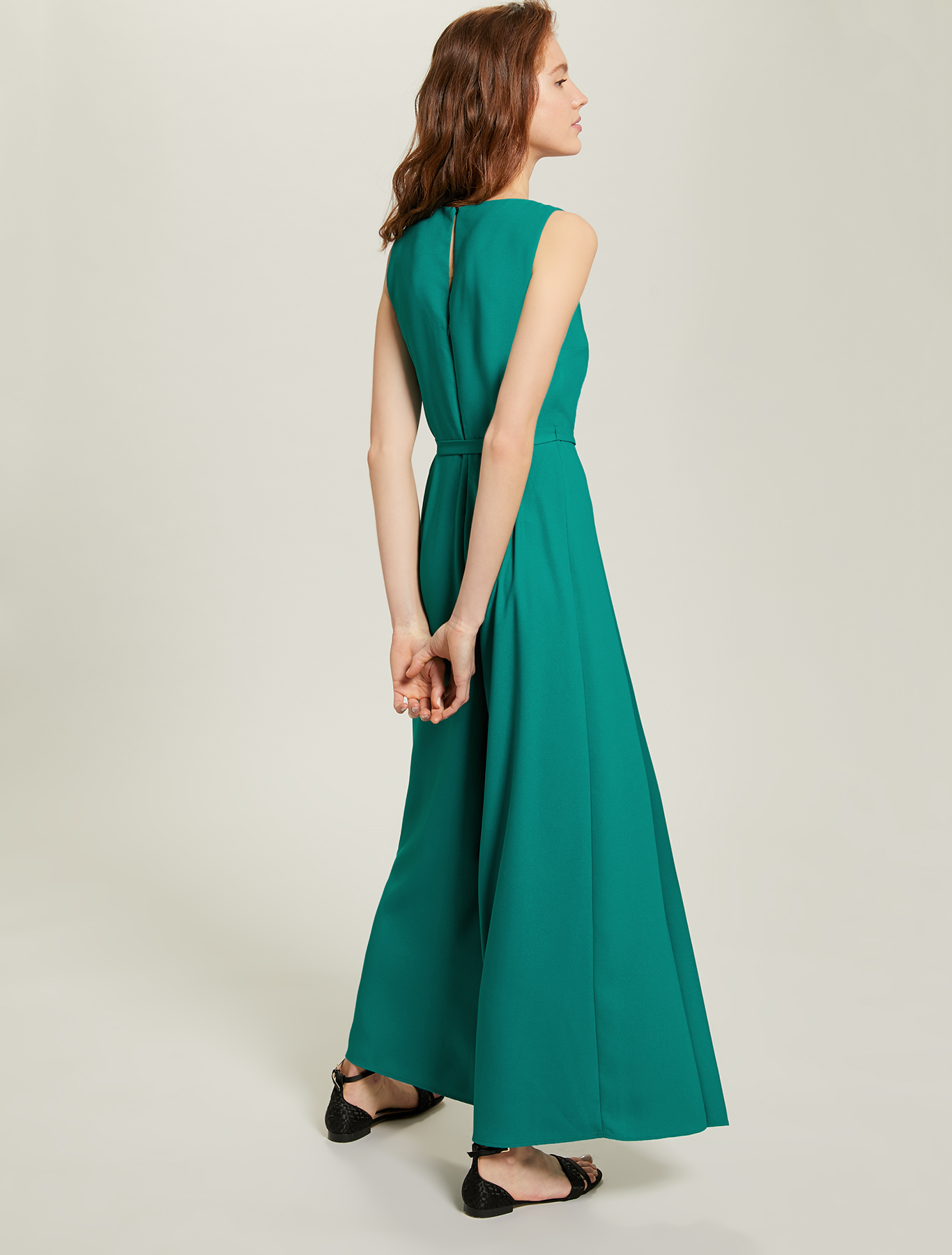 Tuta in envers satin, verde smeraldo - Pennyblack Tuta in envers satin - verde smeraldo - pennyblack