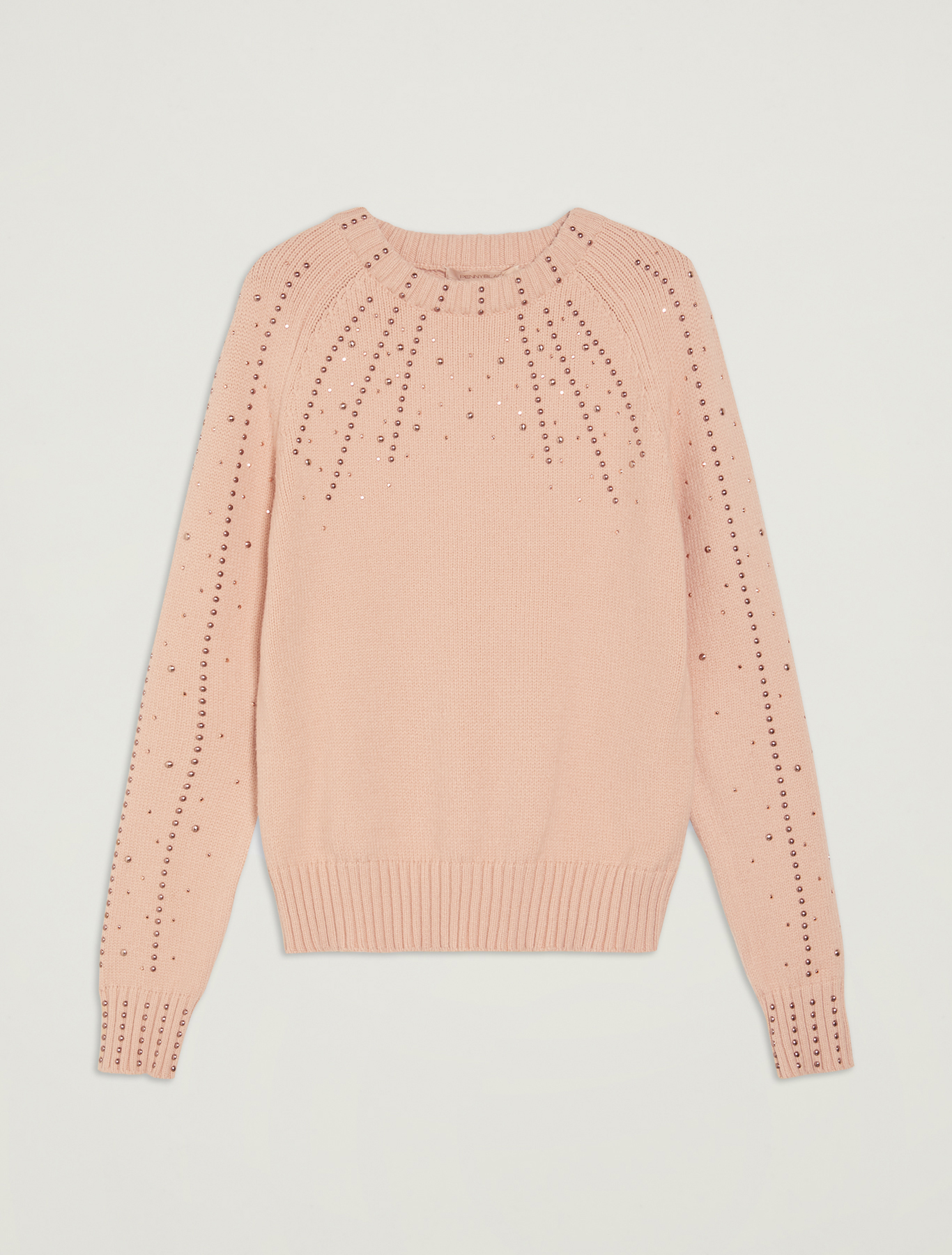 Studded, rhinestone jumper, pink - Pennyblack Studded, rhinestone jumper - pink - pennyblack