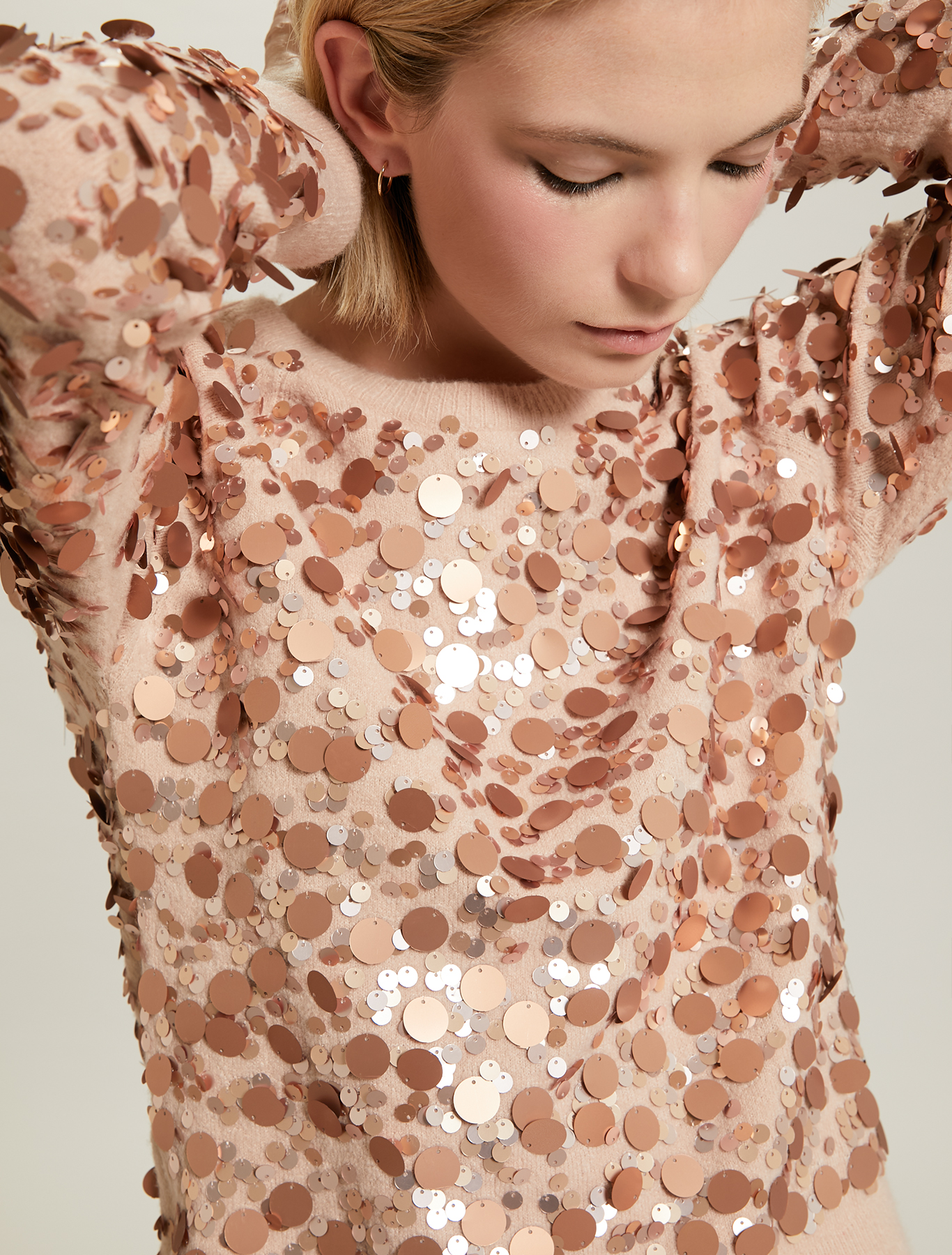 Sequinned jumper, pink - Pennyblack Sequinned jumper - pink - pennyblack