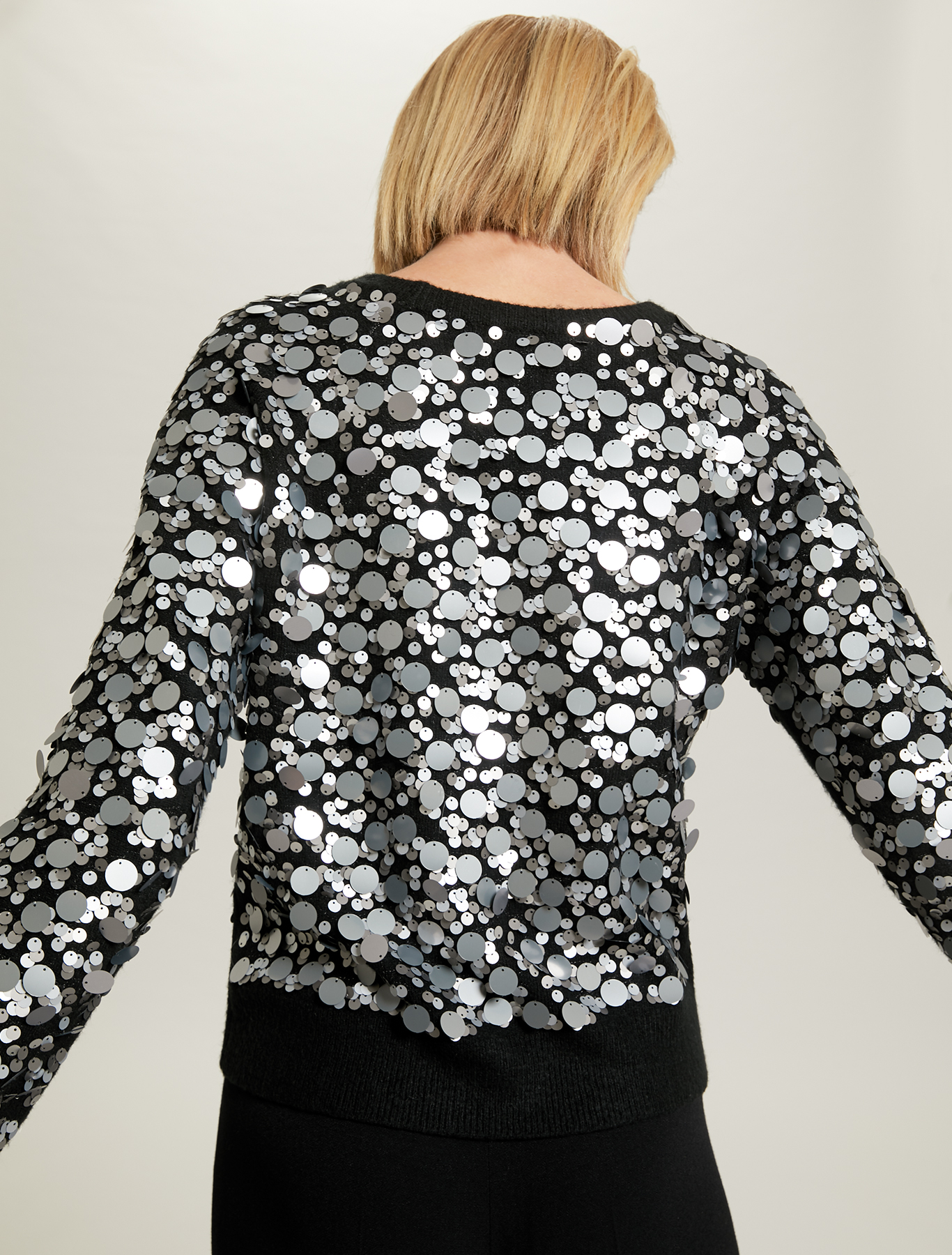 Sequinned jumper, black - Pennyblack Sequinned jumper - black - pennyblack