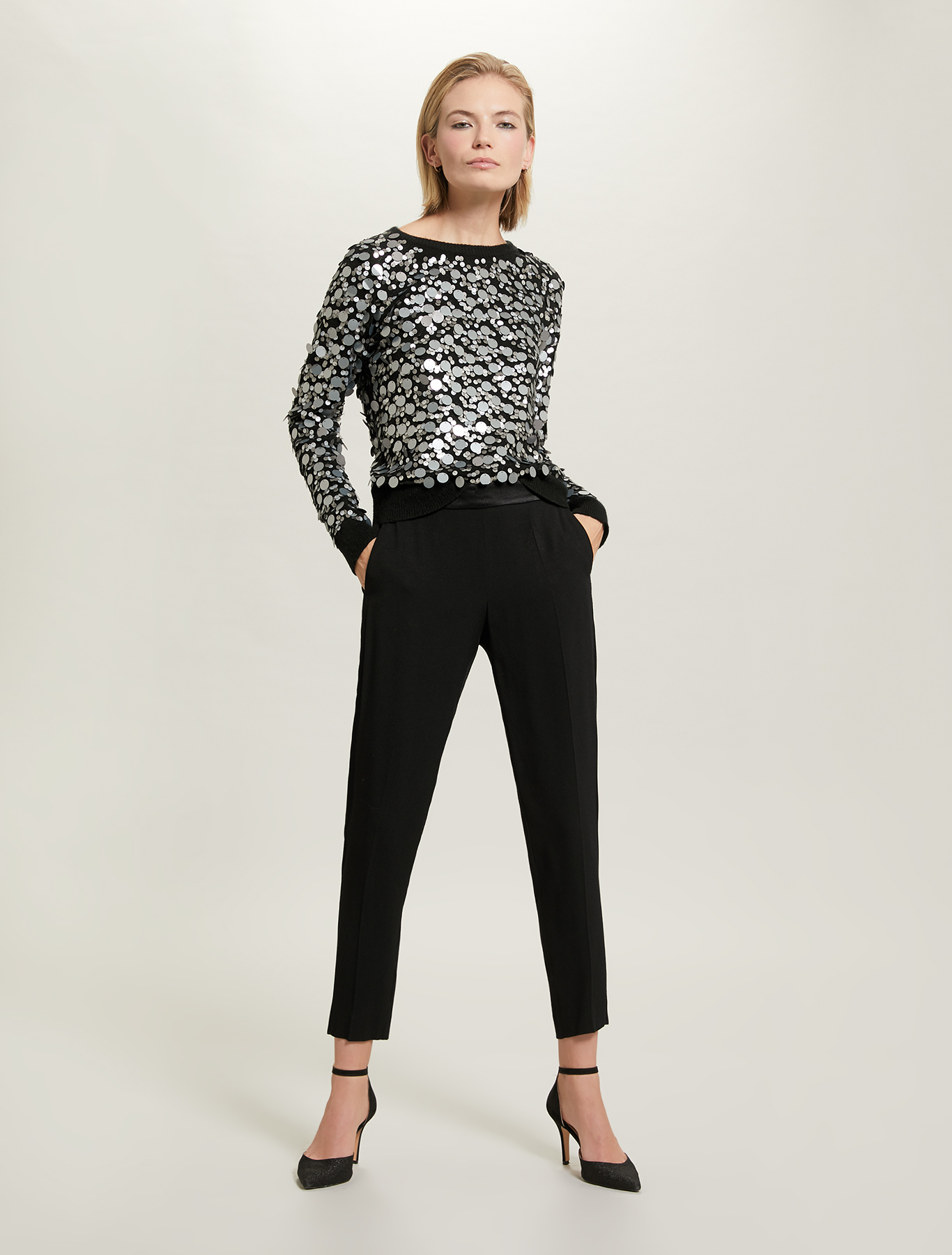 Sequinned jumper, black - Pennyblack Sequinned jumper - black - pennyblack