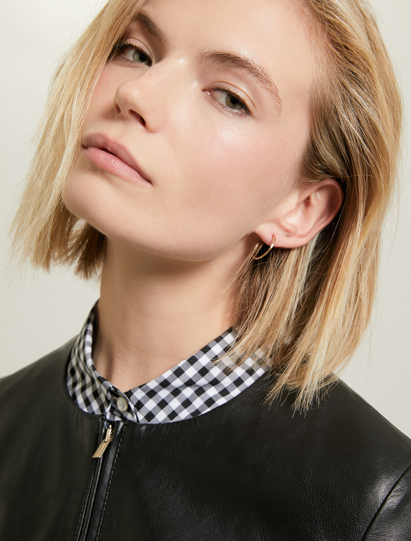 Slim nappa leather jacket, black - Pennyblack Slim nappa leather jacket - black - pennyblack