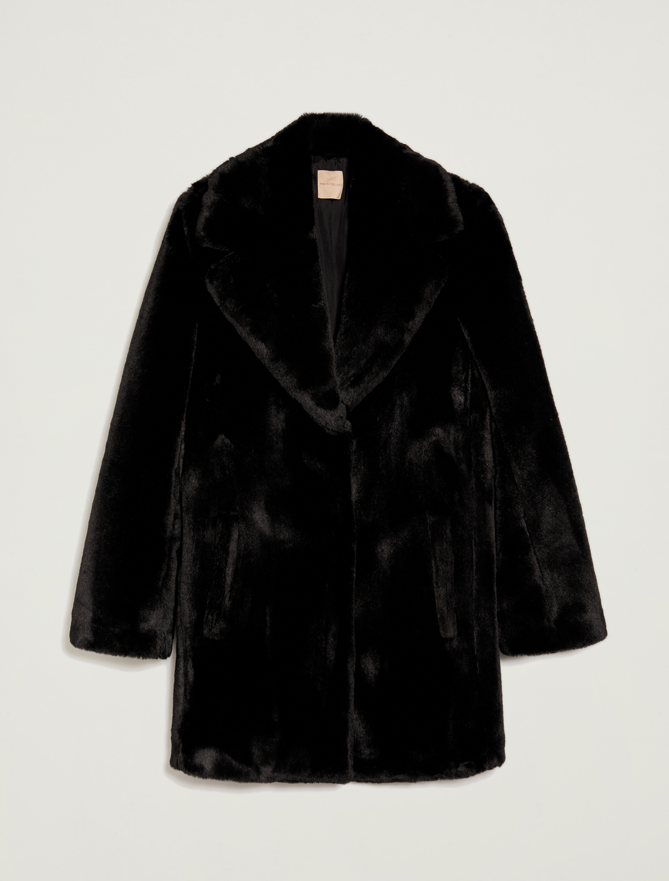 Cappotto in peluche, nero - Pennyblack Cappotto in peluche - nero - pennyblack