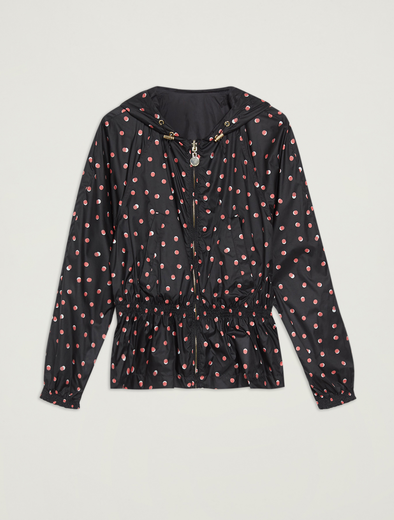Reversible jacket in technical fabric, black pattern - Pennyblack Reversible jacket in technical fabric - black pattern - pennyblack