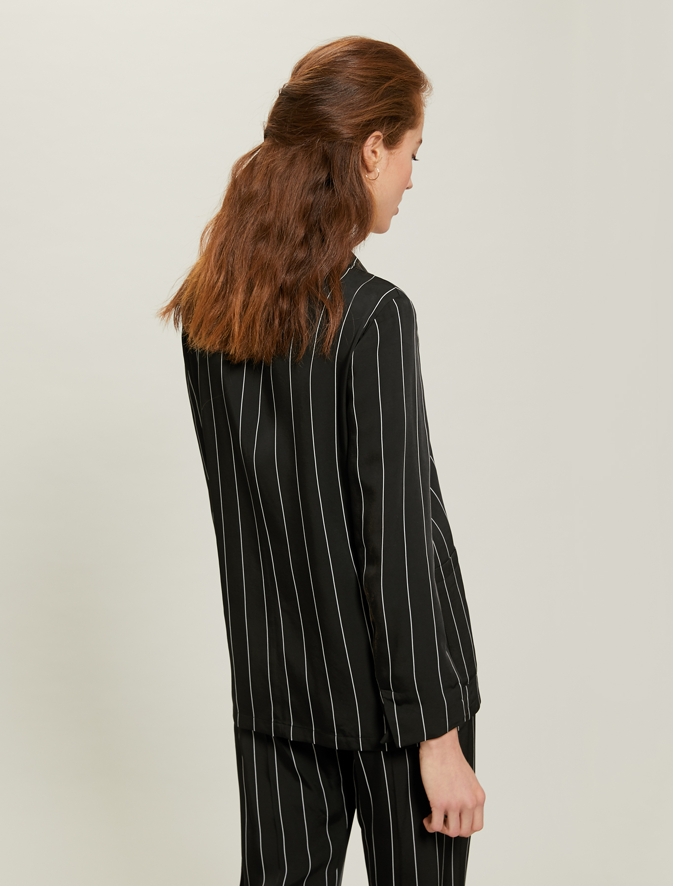 Fluid pinstriped blazer, black pattern - Pennyblack Fluid pinstriped blazer - black pattern - pennyblack