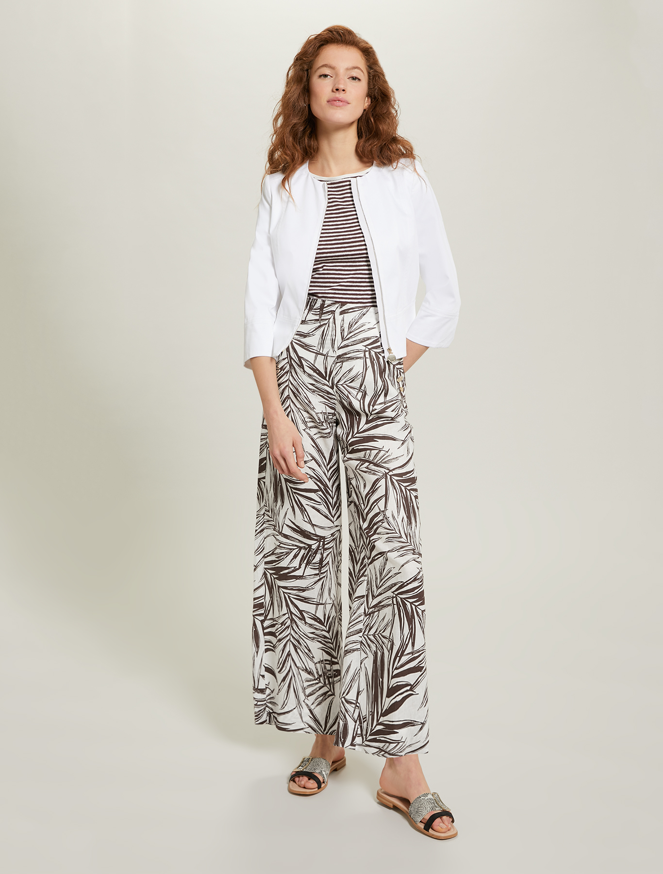 Cotton satin jacket, white - Pennyblack Cotton satin jacket - white - pennyblack