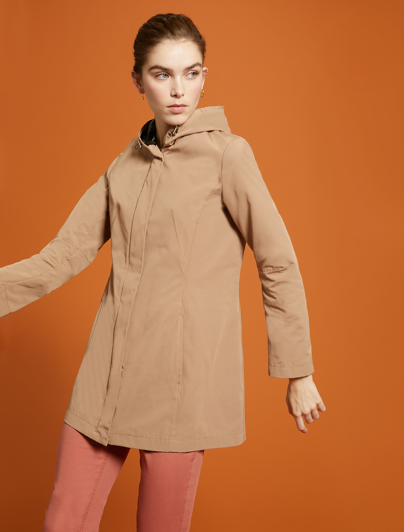 Technical cotton jacket, brown - Pennyblack Technical cotton jacket - brown - pennyblack