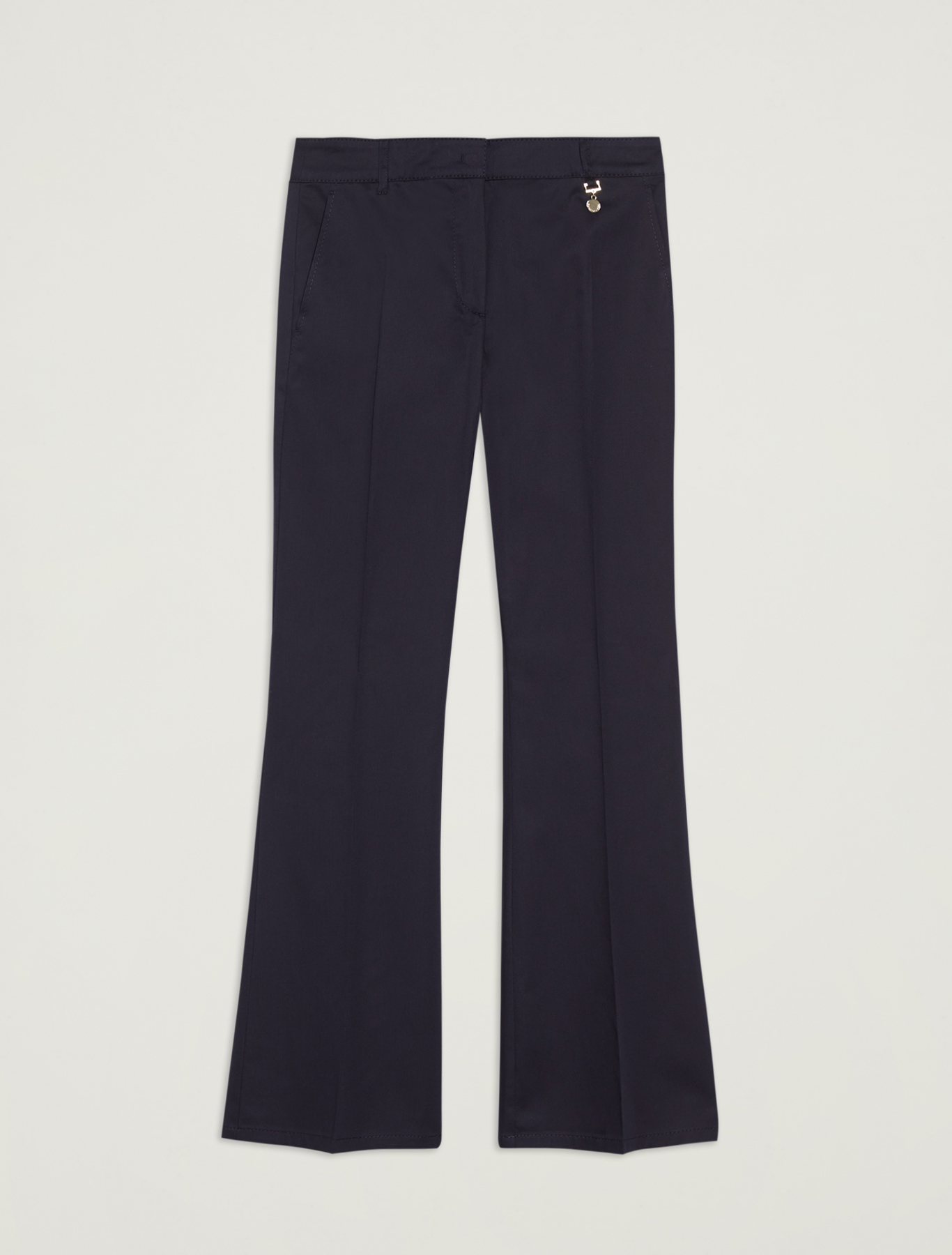 Cotton satin trousers, navy blue - Pennyblack Cotton satin trousers - navy blue - pennyblack