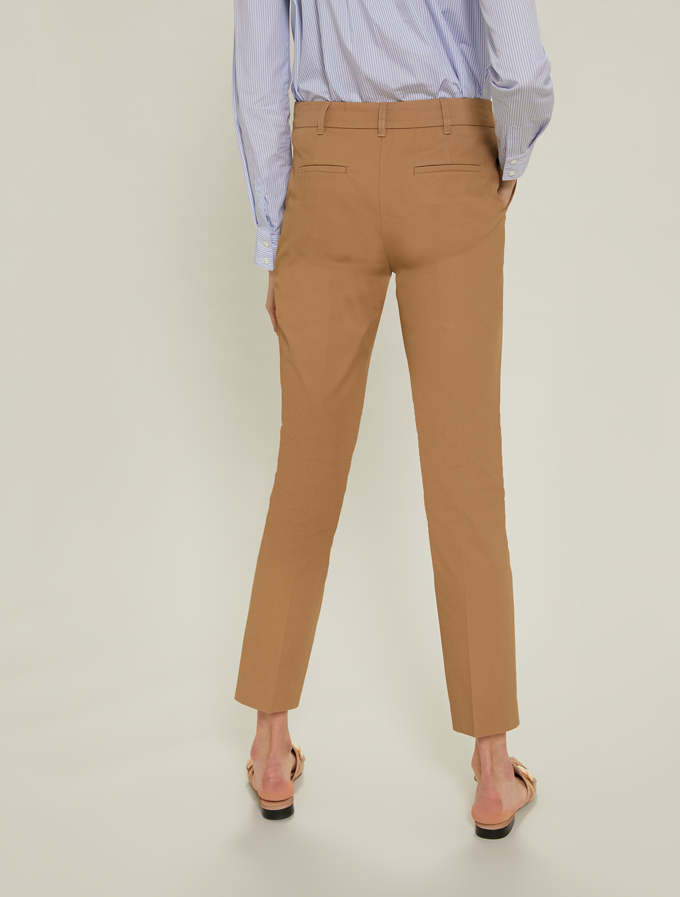 Cotton twill trousers, brown - Pennyblack Cotton twill trousers - brown - pennyblack