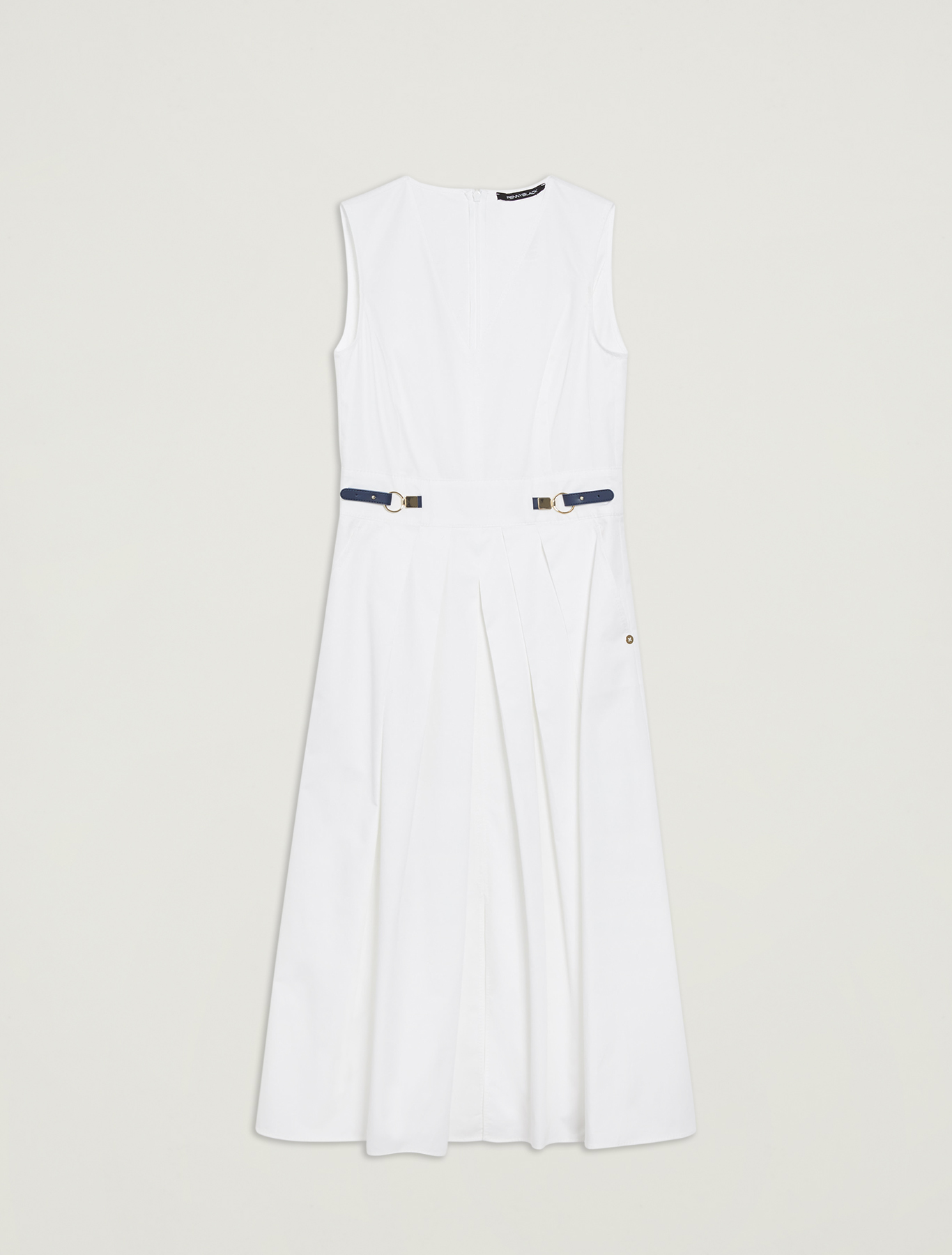 Cotton satin dress, white - Pennyblack Cotton satin dress - white - pennyblack